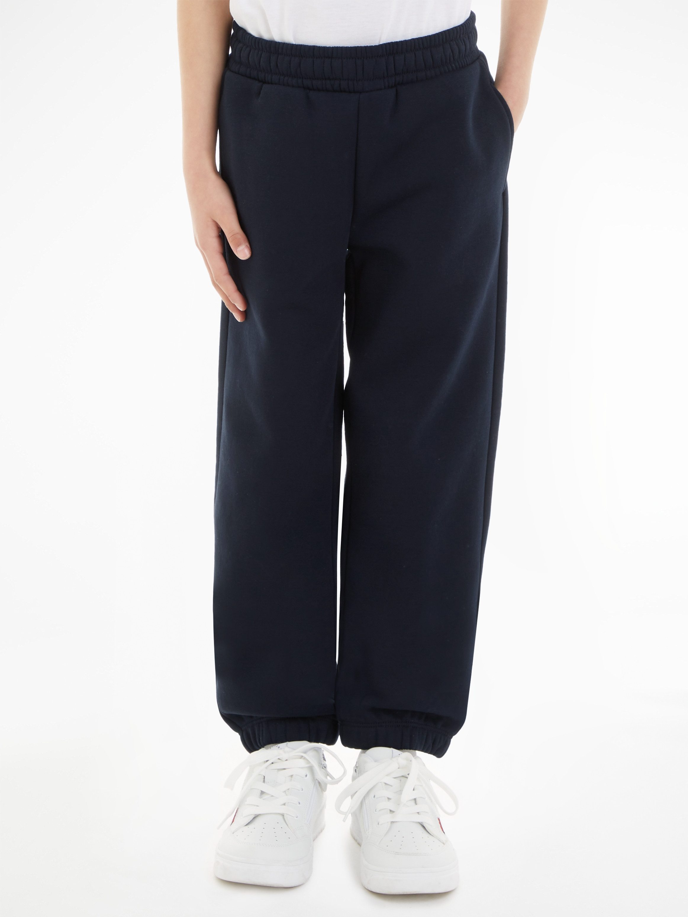 Tommy Hilfiger Sweatbroek U TIMELESS FLEECE SWEATPANTS Baby tot 2 jaar elastische taille & broekspijpen steekzakken