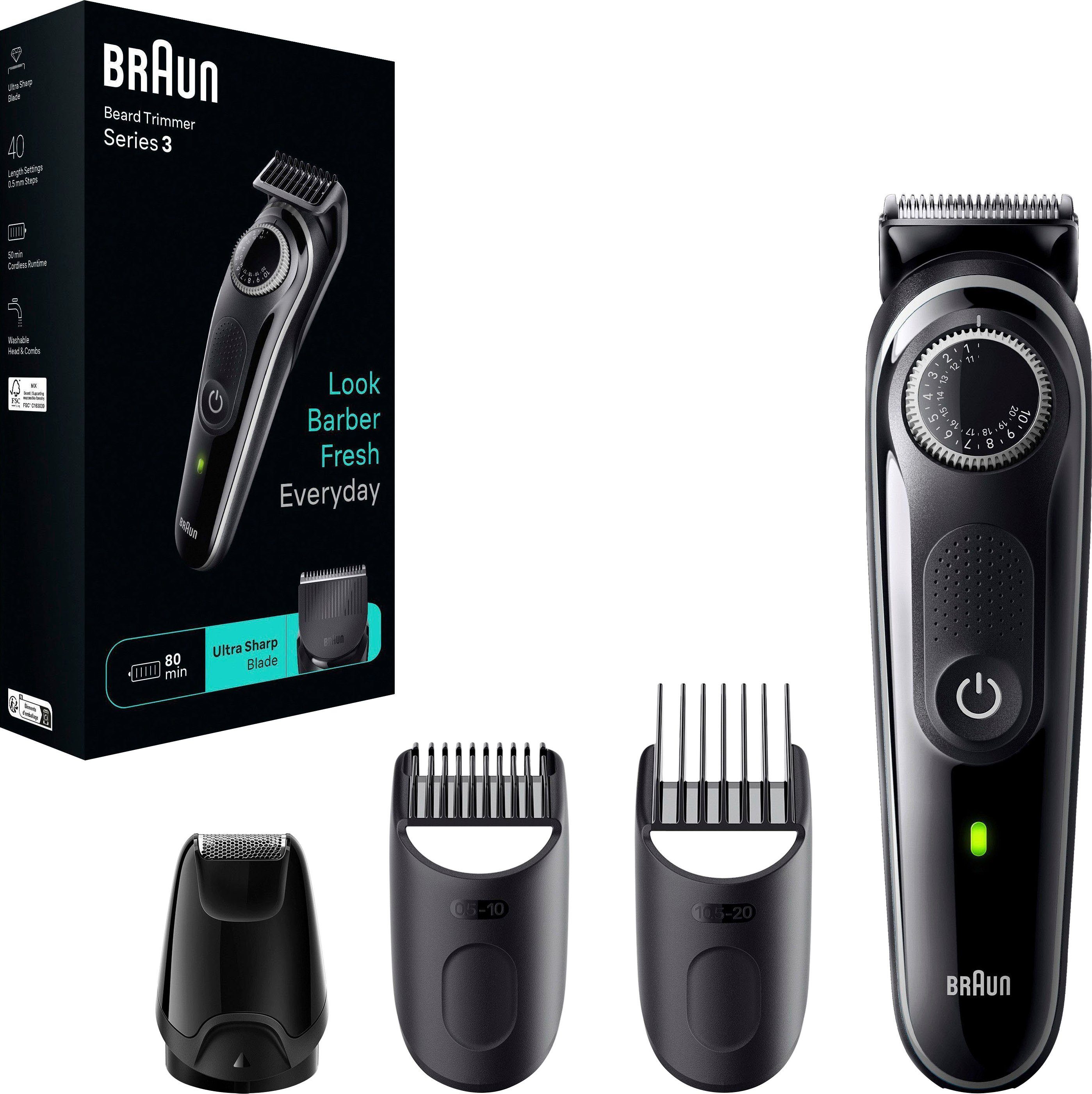 Braun Tondeuse Baardtrimmer BT3440 40 instellingen, oplaadbaar