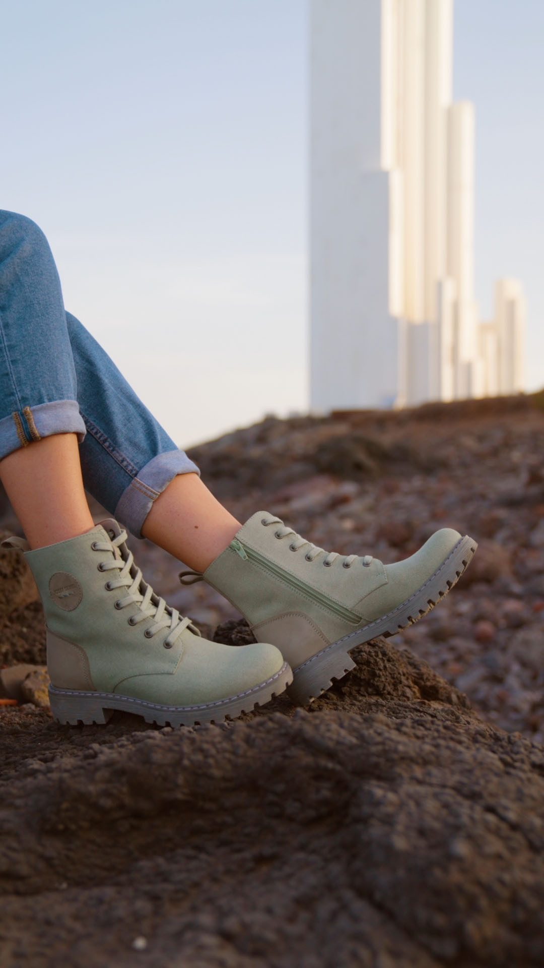 Josef Seibel Hoge veterschoenen Marta 26 blokhak, veterschoen, laarsjes met verwisselbare binnenzool