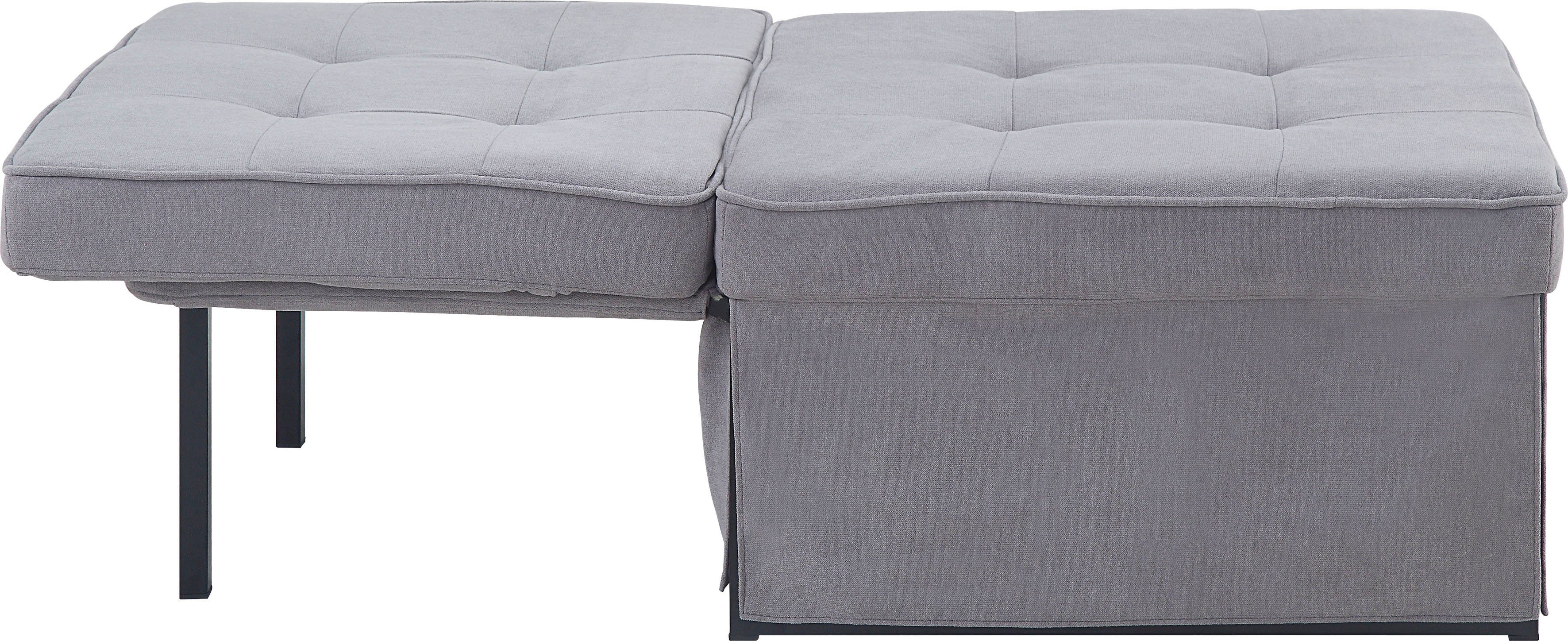 ATLANTIC home collection Slaapbank Finn te veranderen in een loungestoel, relaxfauteuil en logeerbed, incl. kussen