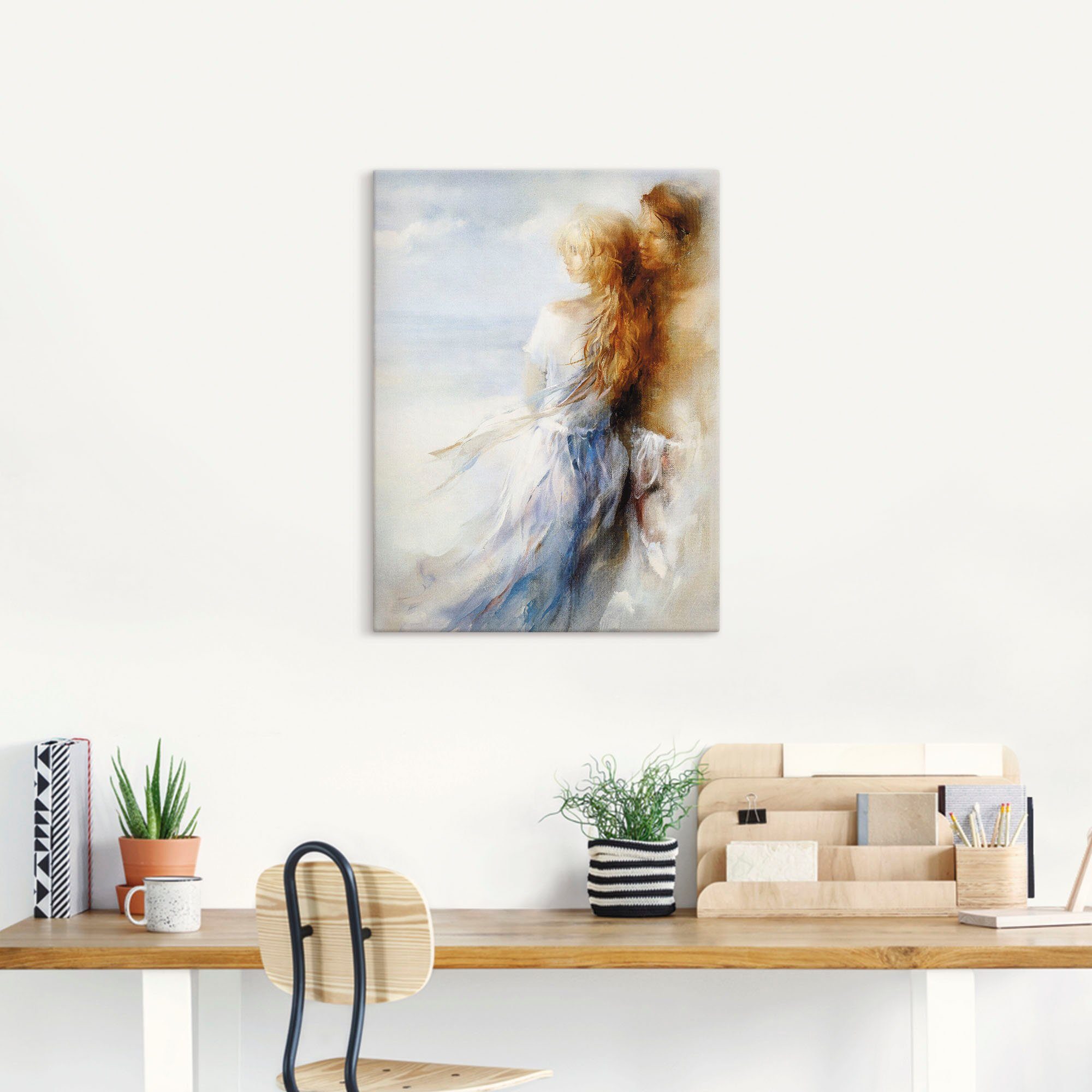 Artland Artprint Samen als artprint op linnen, poster in verschillende formaten maten