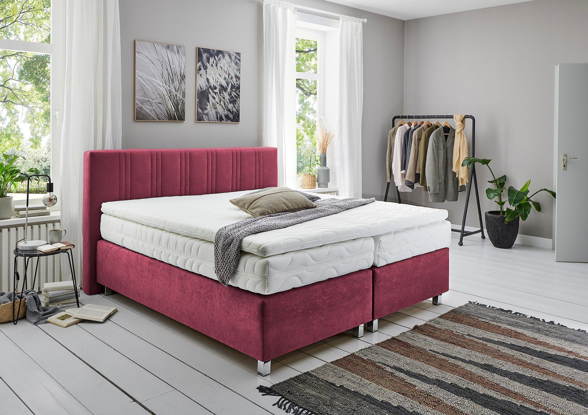 Westfalia Polsterbetten Boxspring naar keuze met bedkist en topmatras