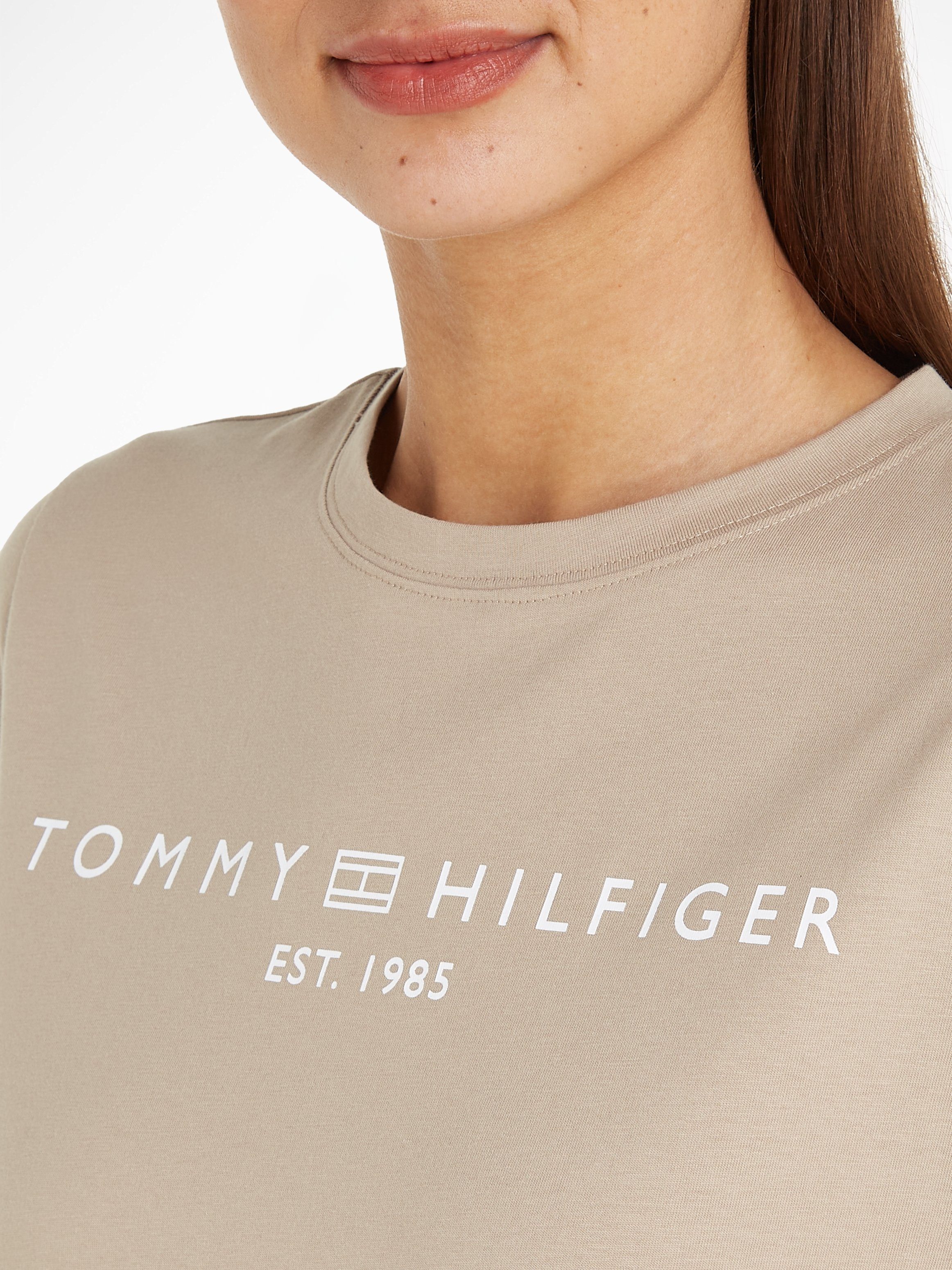 Tommy Hilfiger Shirtjurk RLX CORP LOGO TSHIRT DRS SS
