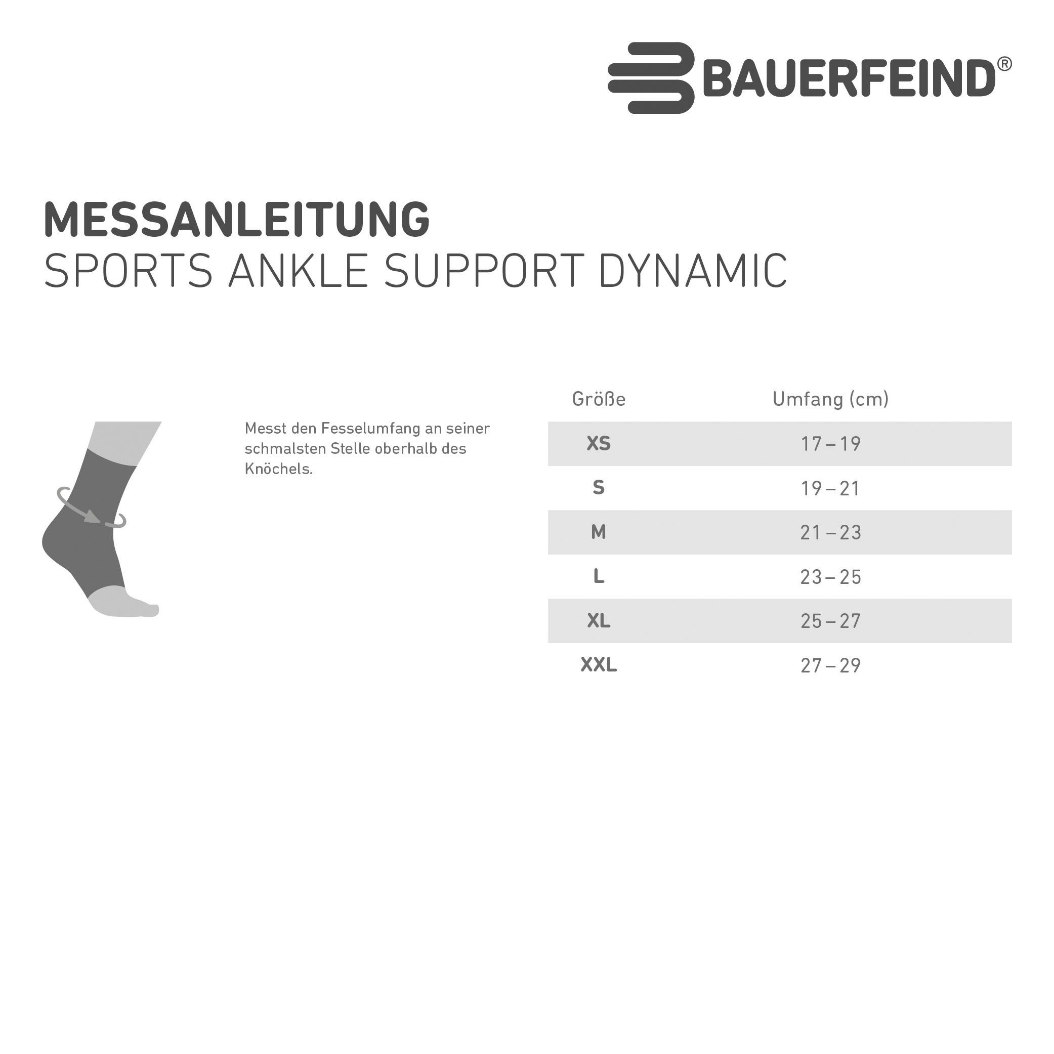 Bauerfeind Enkelbandage Ankle Support DYNAMIC