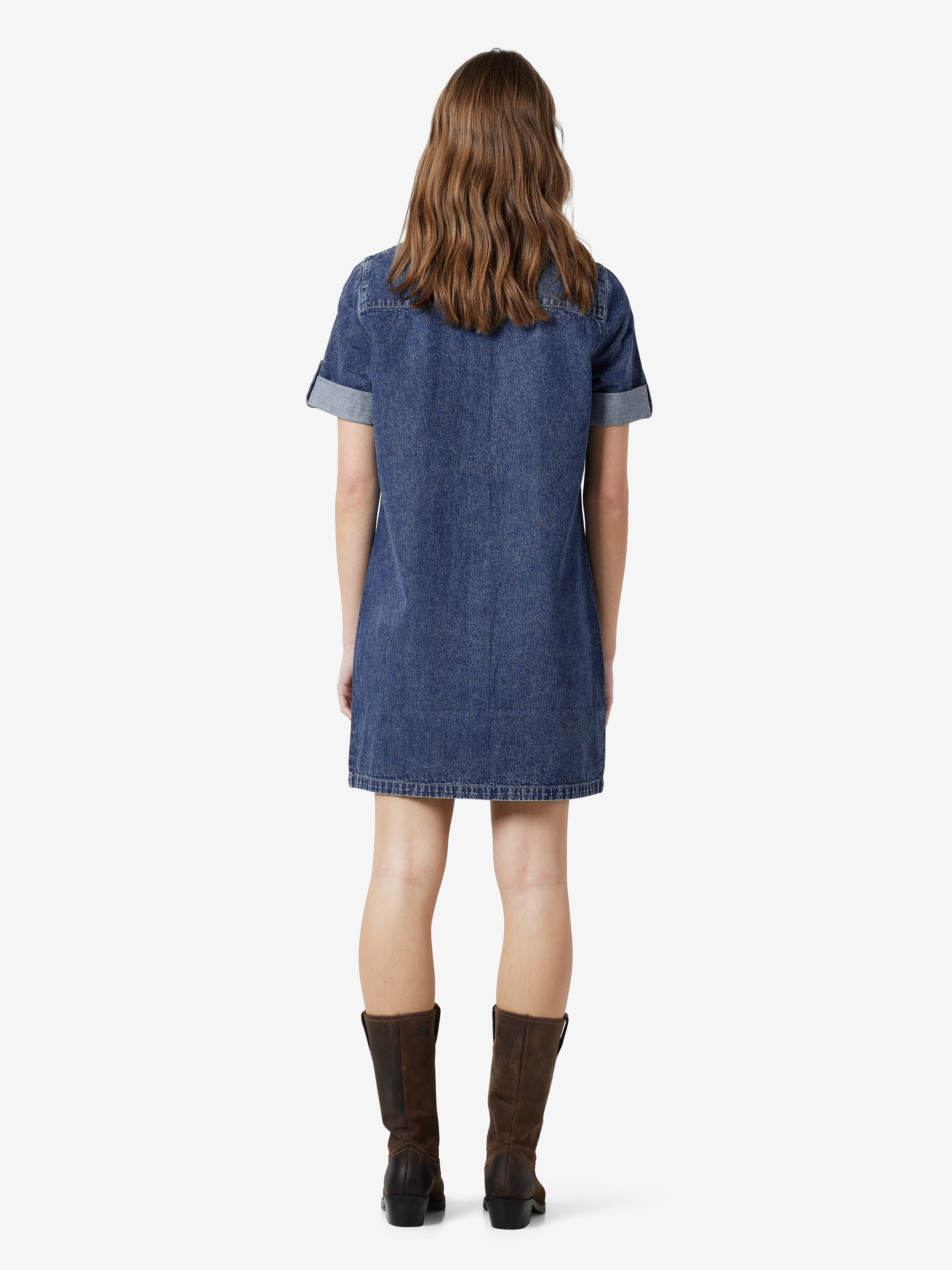 Noisy may Jeans jurk NMNEW SIGNE S S DENIM DRESS WG002MB NOOS