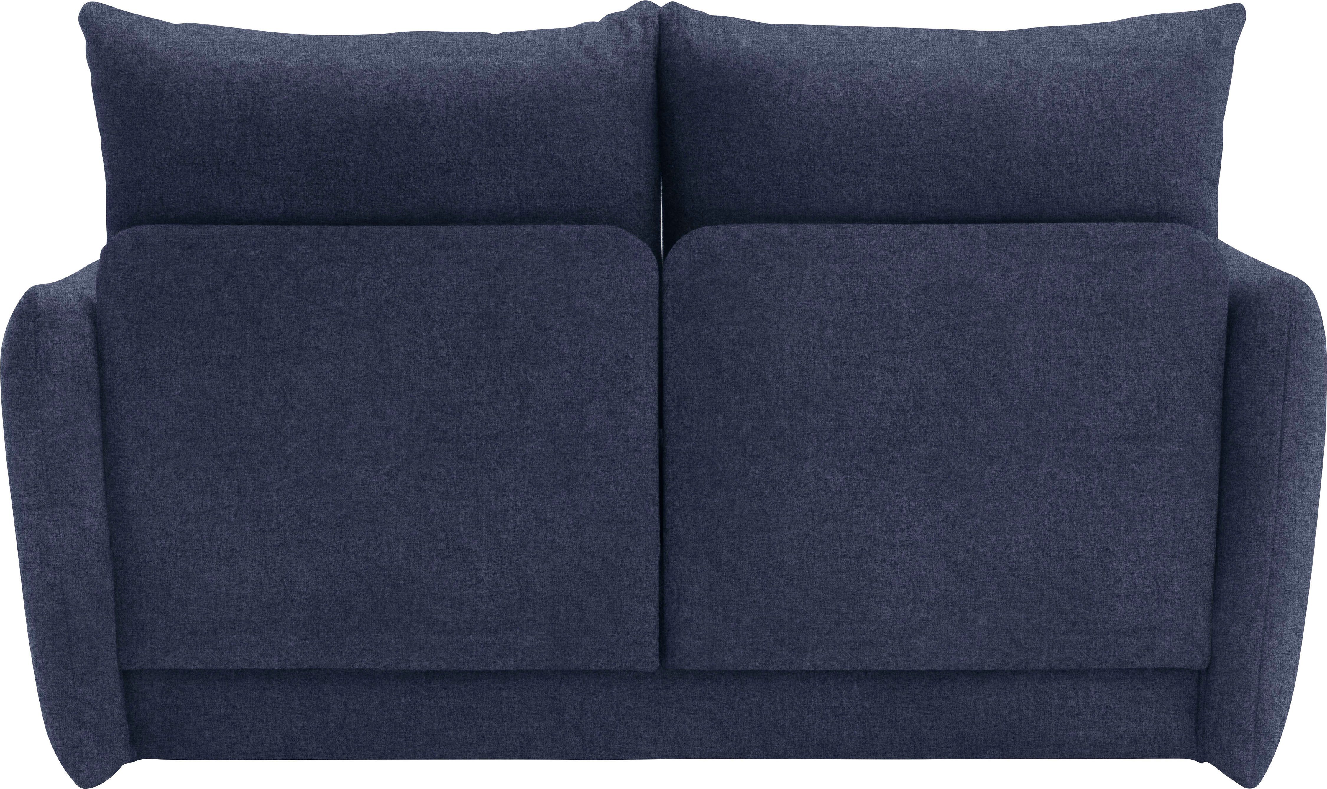 DOMO collection Slaapbank 700023 Slaapbank functie, binnenvering, 2-zits, stabiel ligoppervlak Zitvlakken afzonderlijk uitklapbaar om te slapen, relaxen en ontspannen