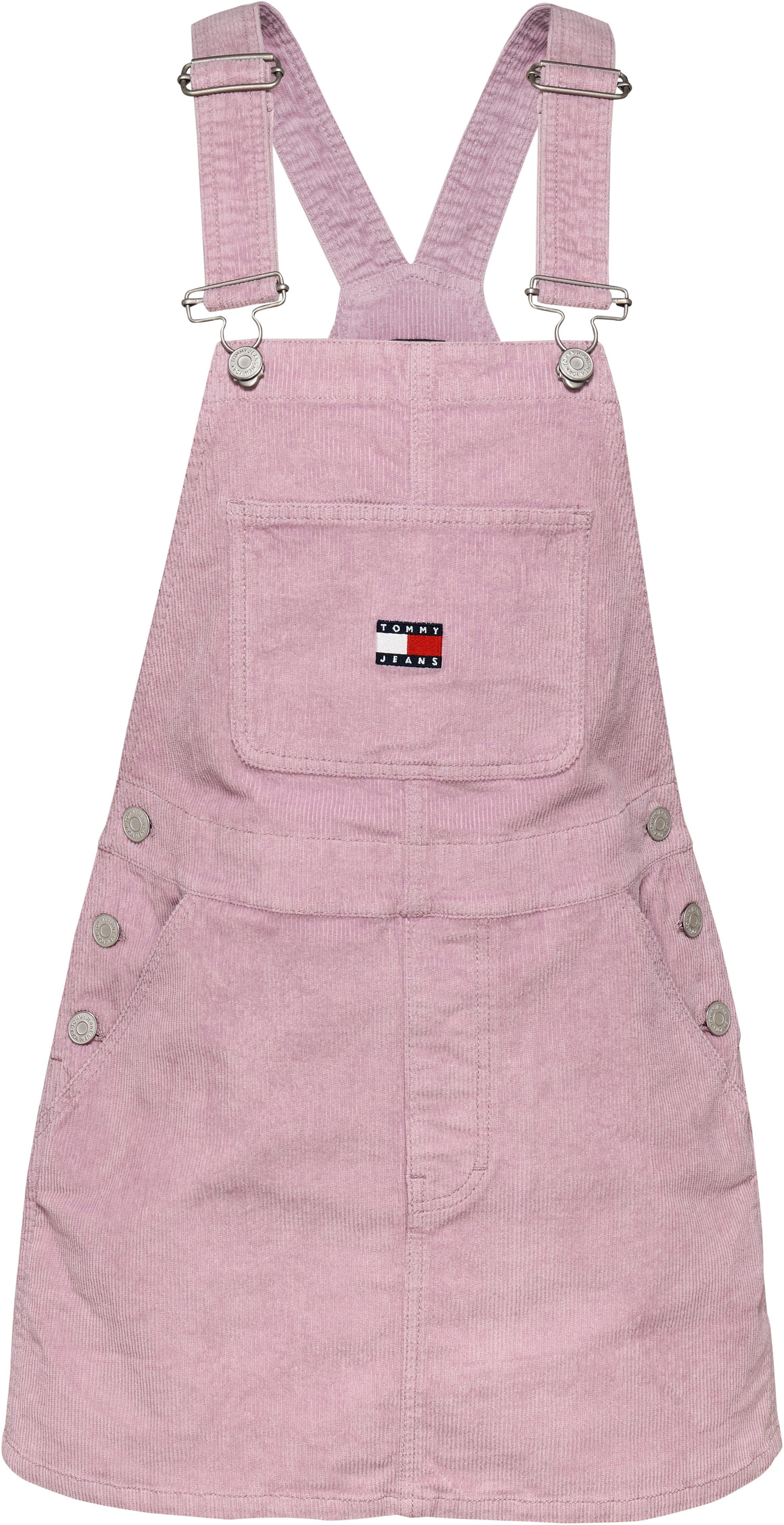 TOMMY JEANS Salopetjurk TJW WASH CORD DUNGAREE DRESS EXT