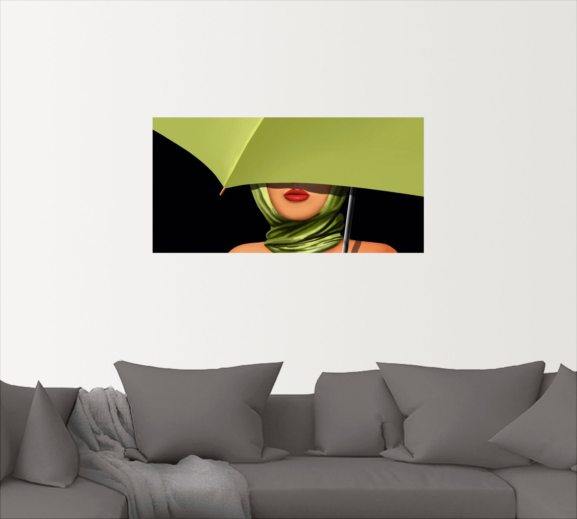 Artland Artprint Rode lippen als artprint op linnen, poster, muursticker in verschillende maten