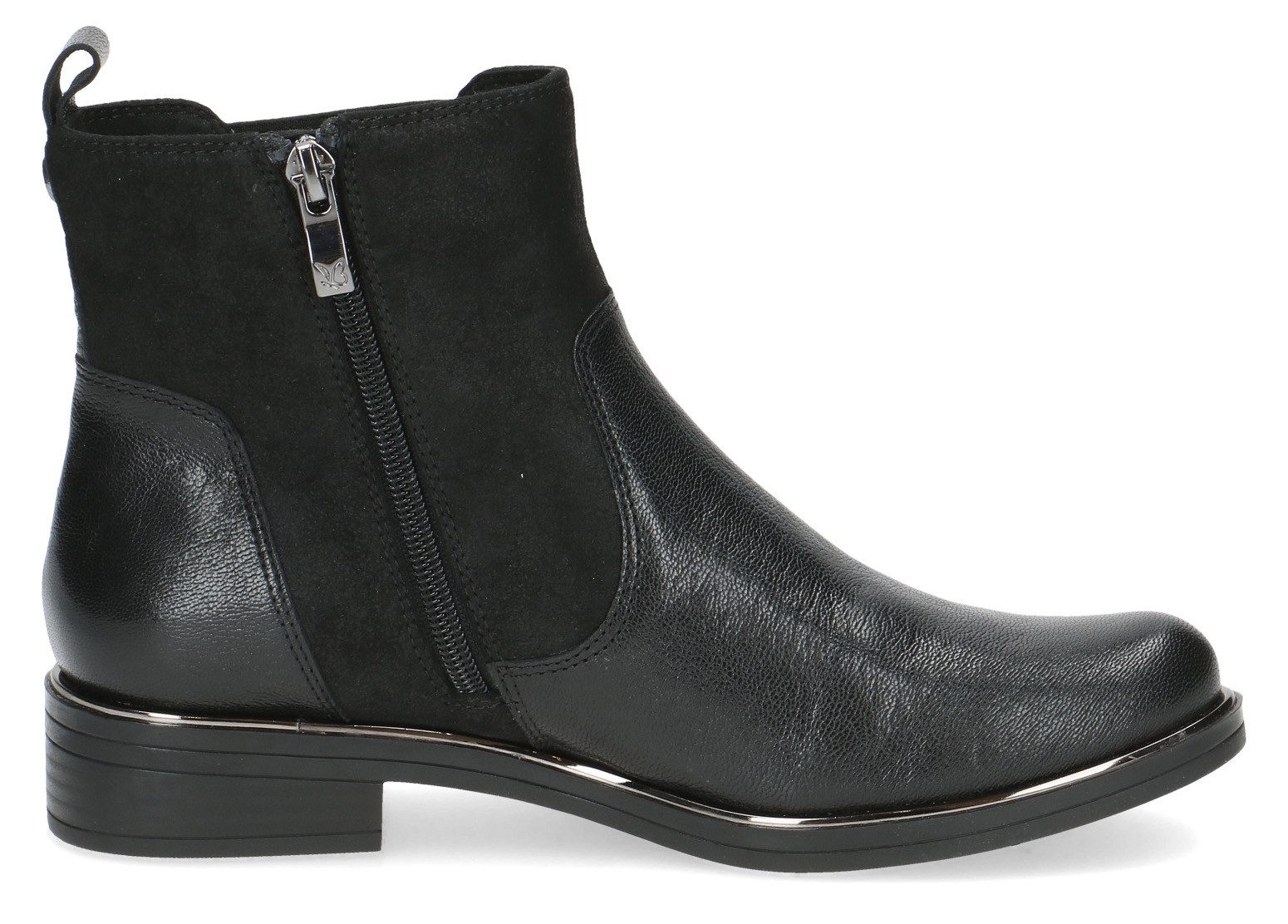 Caprice Chelsea-boots blokhak, laarzen, enkellaars met praktische rits