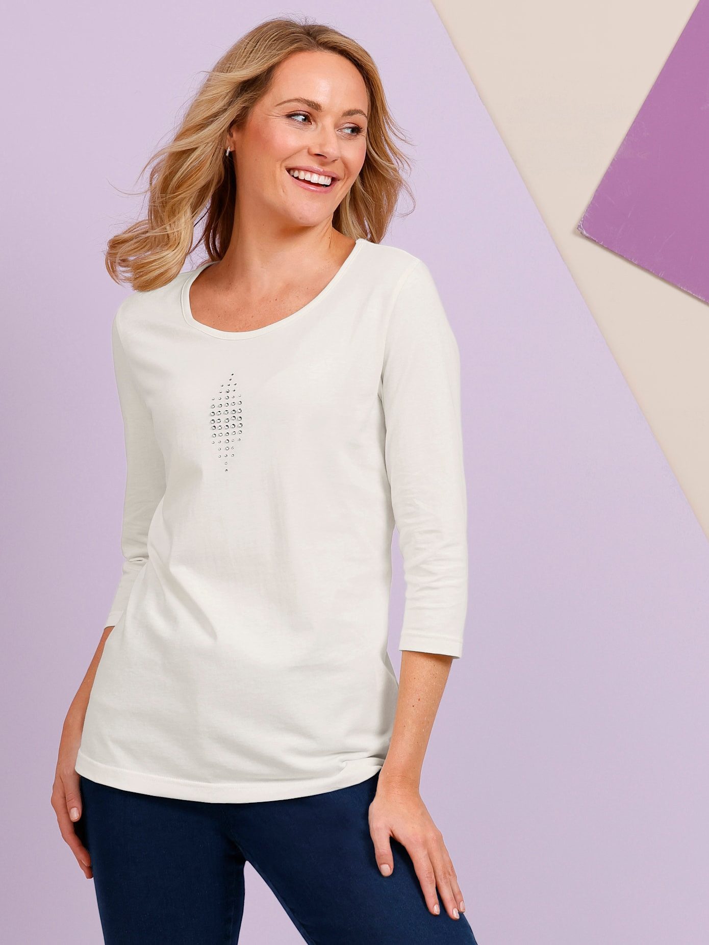 Classic Basics Shirt met 3 4 mouwen Set van 2 shirts (2-delig)