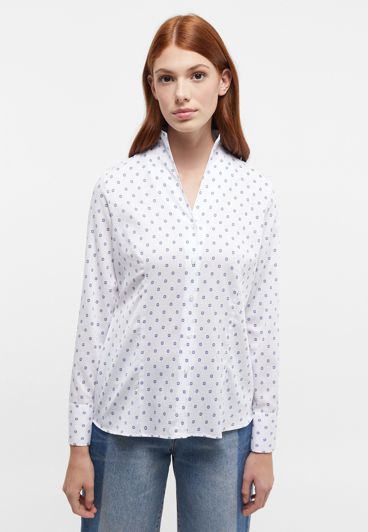 Eterna Overhemdblouse Regular fit