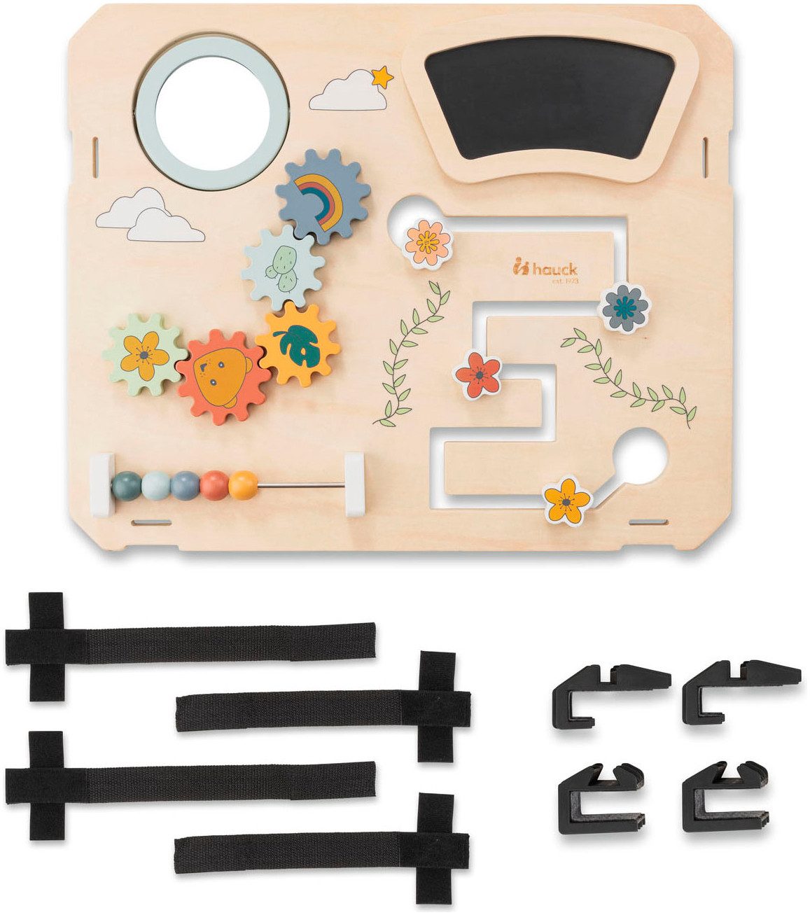 Hauck Motoriekbord Highchair Play Board FSC® - beschermt bossen wereldwijd, voor hoge stoelen Alpha+, Beta+, Arketa