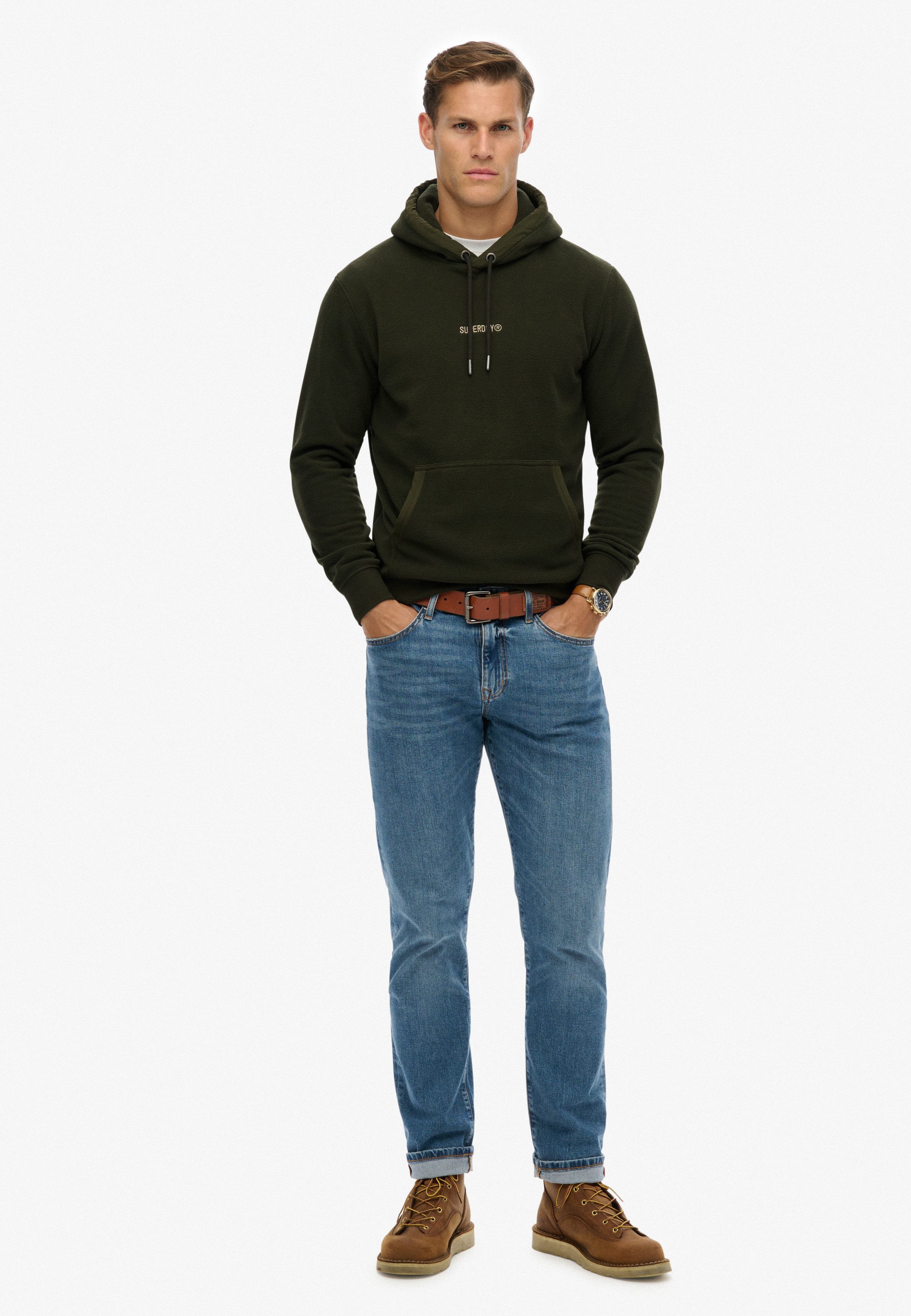 Superdry Hoodie MICRO LOGO FLEECE HOOD