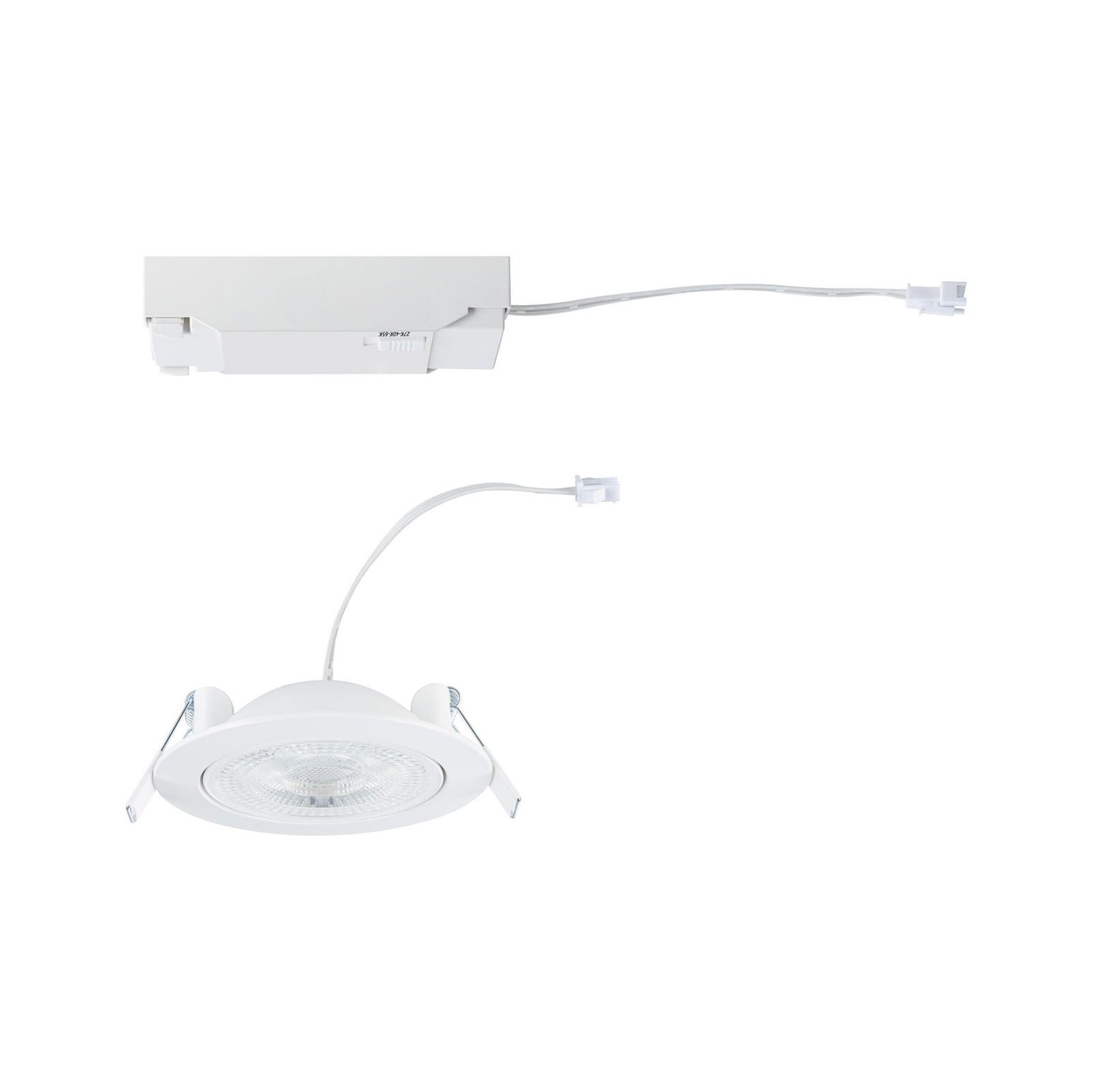 Paulmann Ledinbouwlamp LED inbouwlamp White Select Aumus 5W 700lm 230V 2700 - 6500K Geheugenfunctie, meerdere helderheidsniveaus, kleurwisselaar, kleurregeling (1 stuk)