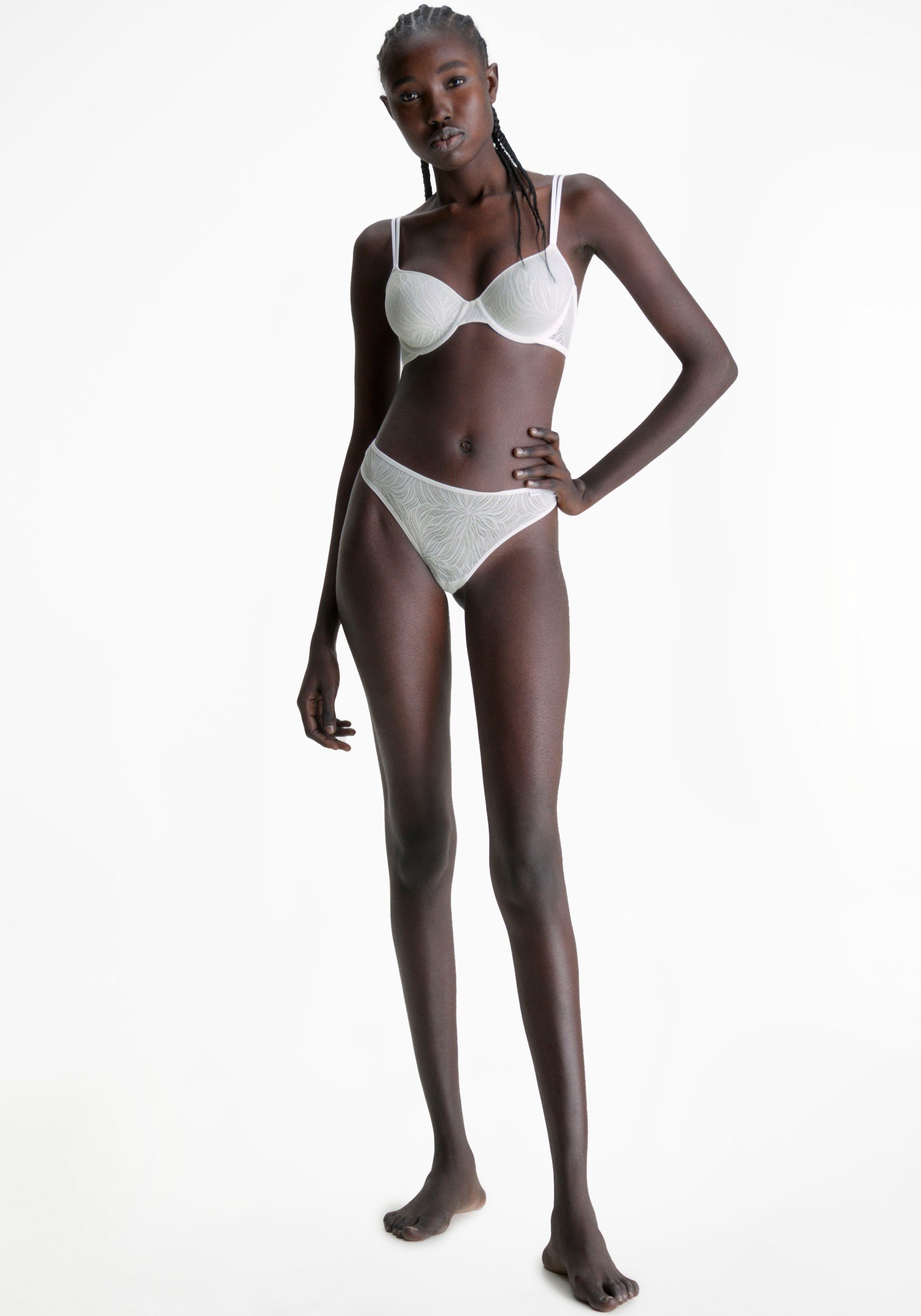 Calvin Klein Beugel-bh LIGHTLY LINED DEMI van hoogwaardige kant