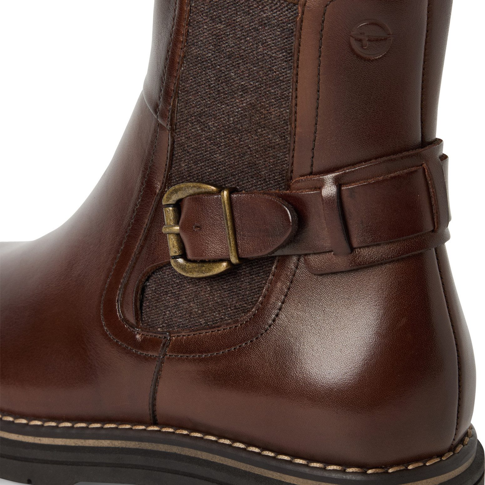 Tamaris Chelsea-boots , blokhak, zakelijke schoen, enkellaarsje met touch it-uitrusting