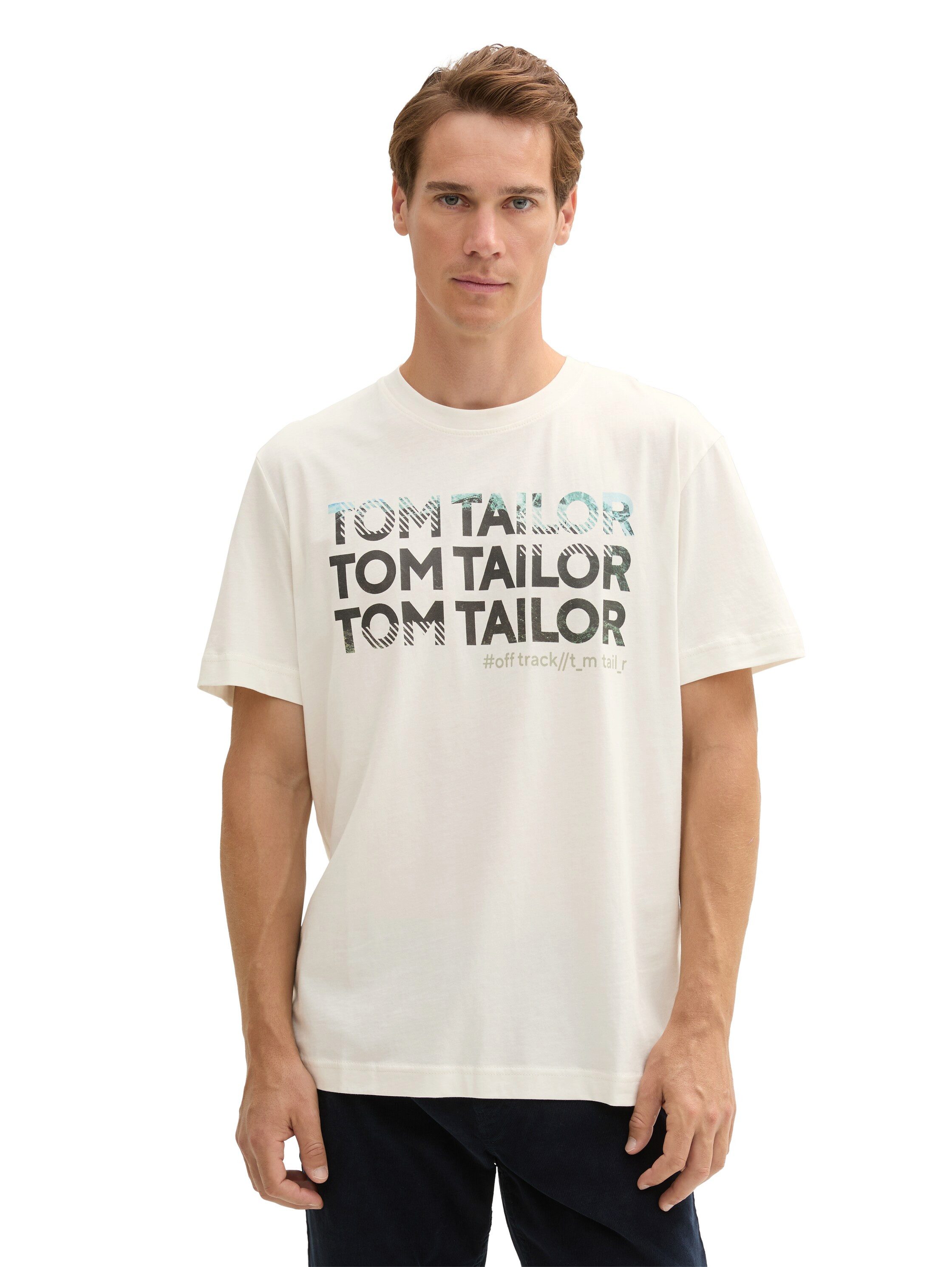 Tom Tailor Shirt met print met frontprint