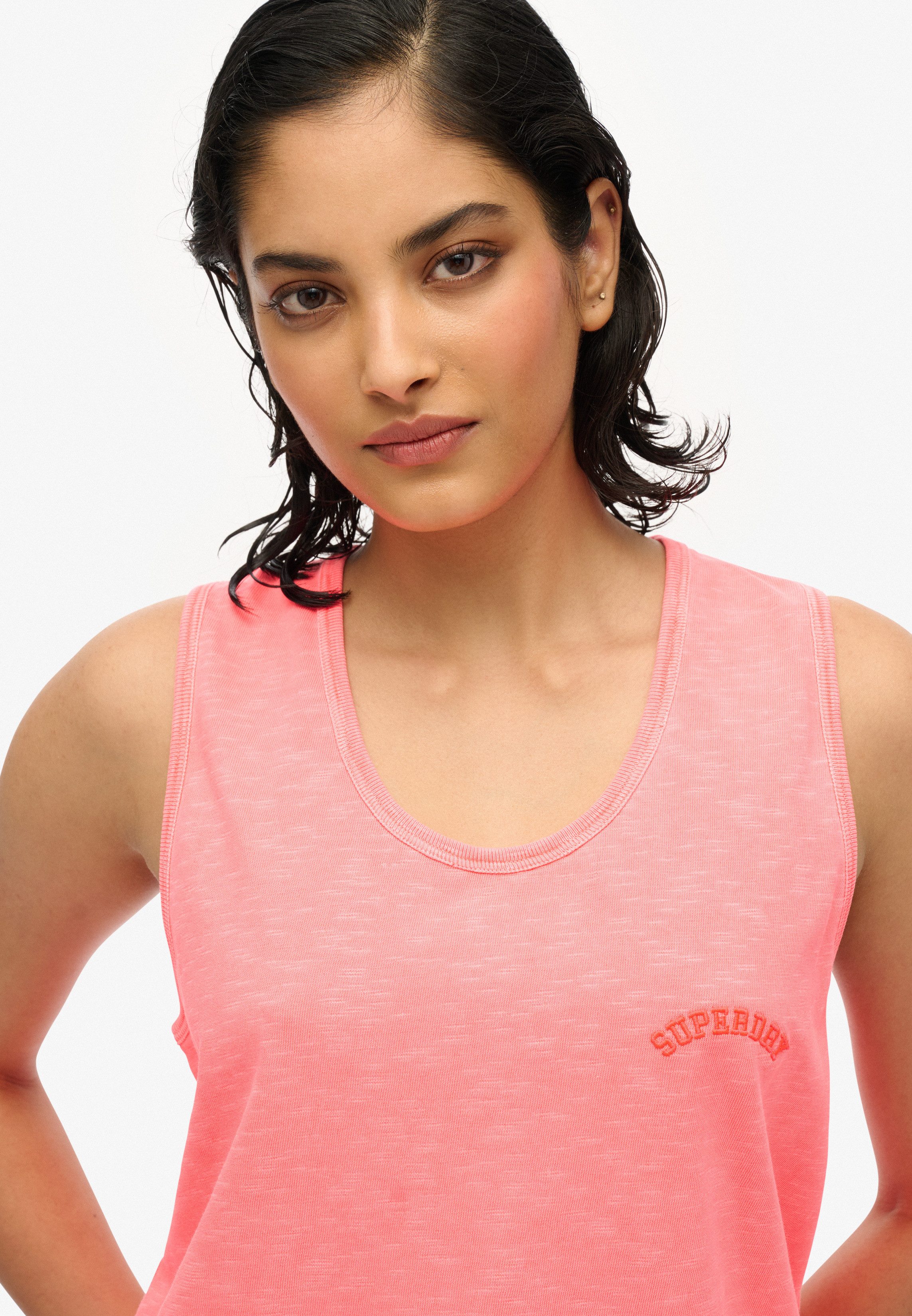 Superdry Tanktop ESSENTIELE LOGO GD VEST