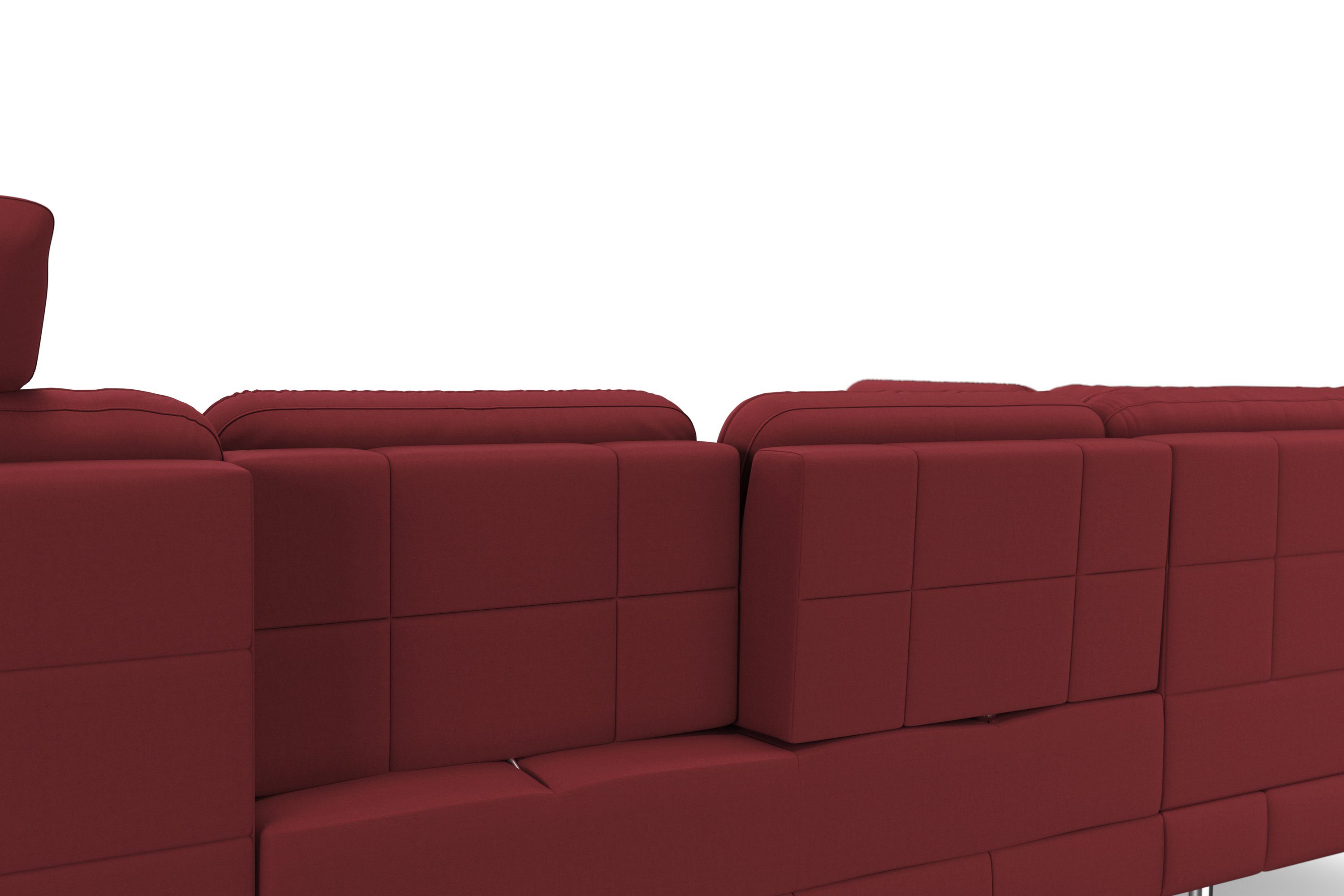 sit&more Zithoek Bendigo U-vorm inclusief zitdiepteverstelling, bodemvrijheid 15 cm, in 2 pootkleuren