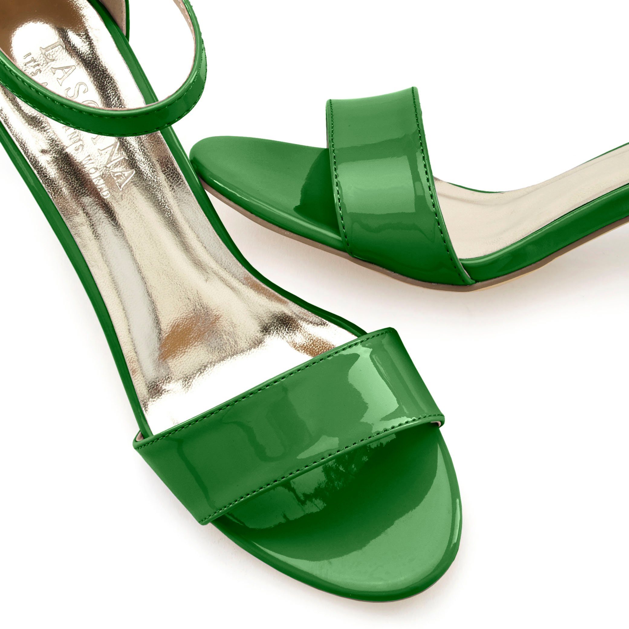 Lascana Highheel sandaaltjes Zomerschoen in tijdloos ontwerp, riem-sandaal vegan