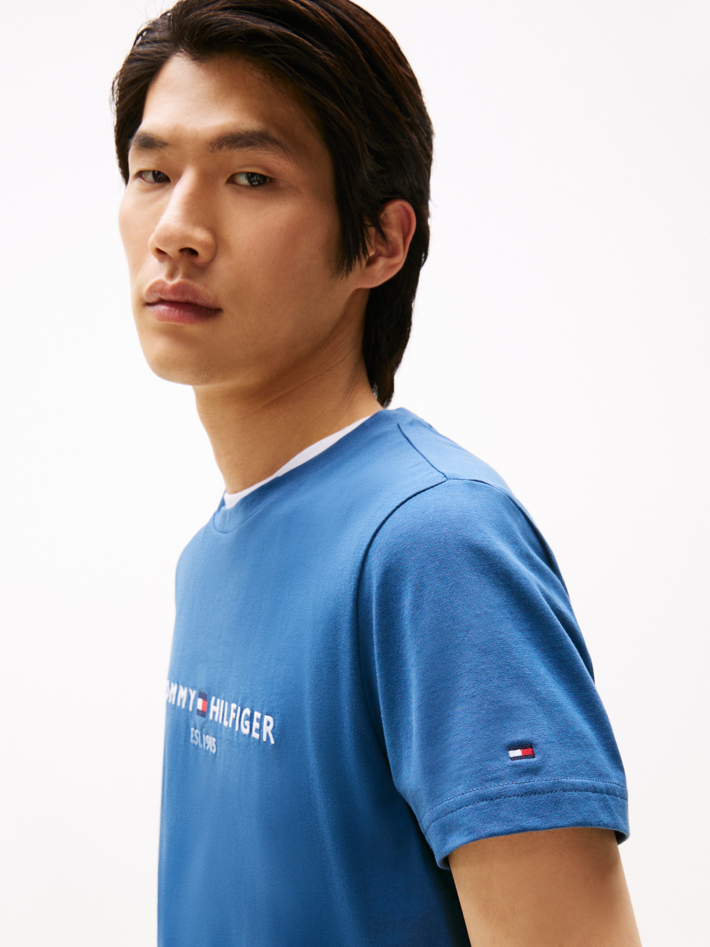 Tommy Hilfiger T-shirt Tommy Logo Tee van duurzaam katoen