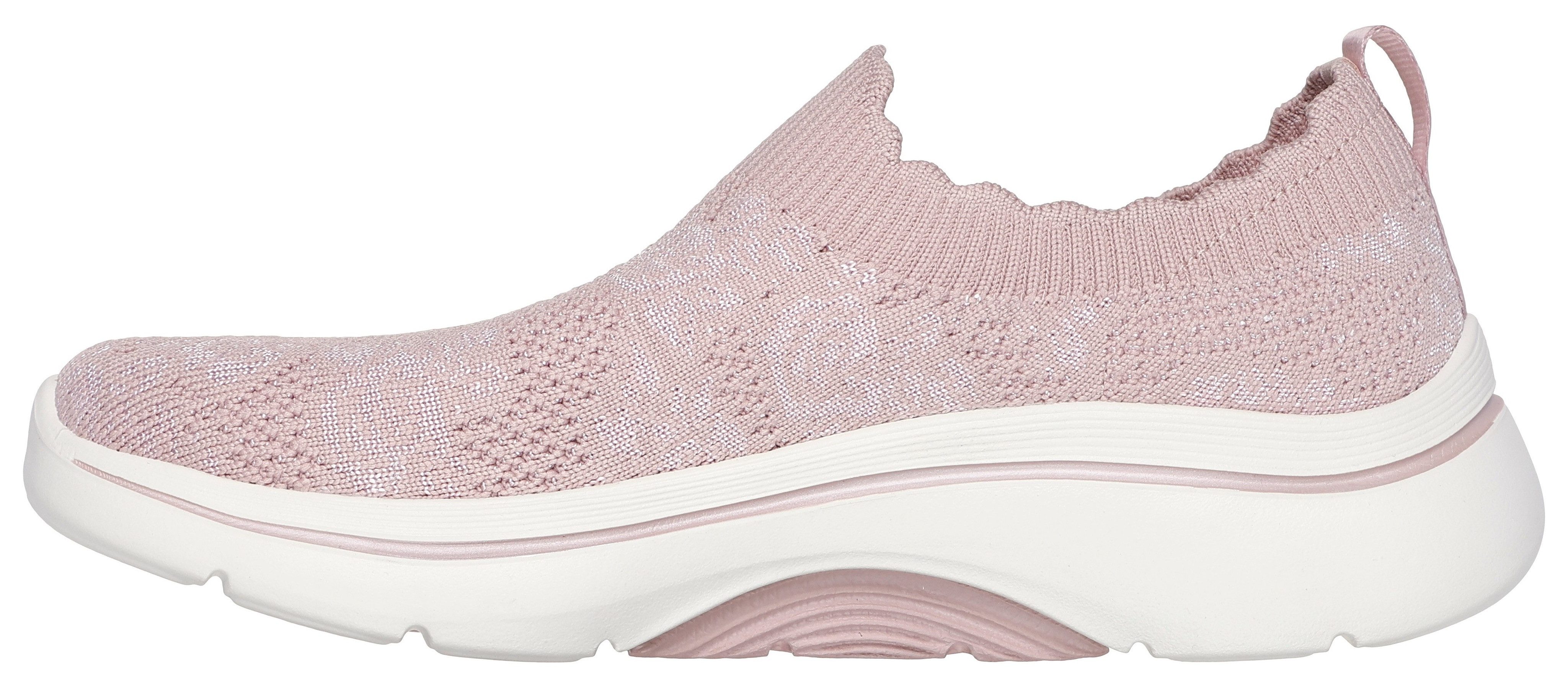 Skechers Slip-on sneakers GO WALK ARCH FIT 2.0-ROSA LINDA , trainingsschoen, veterschoen met terugverend ultra go