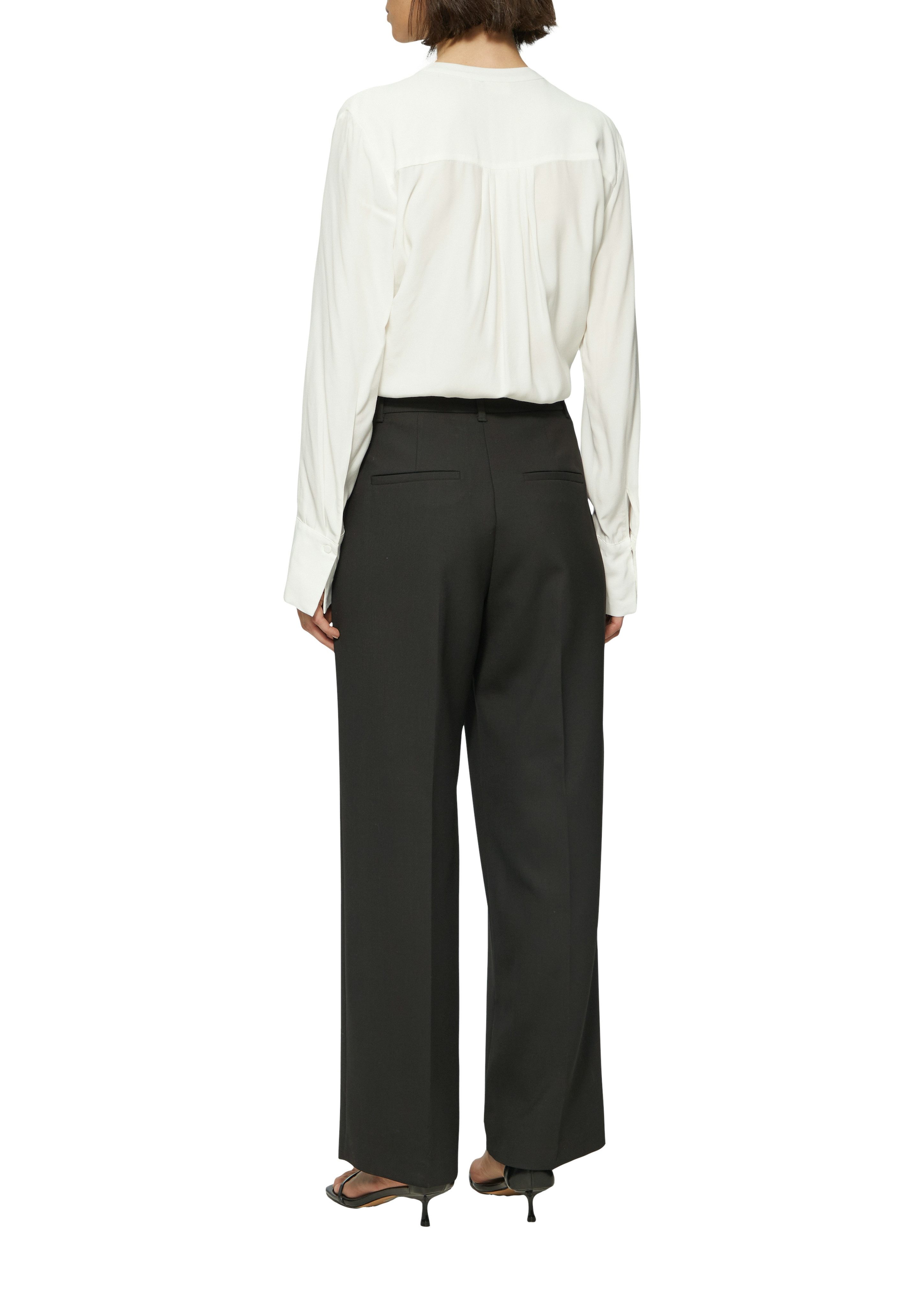 s.Oliver BLACK LABEL Pantalon met persplooien