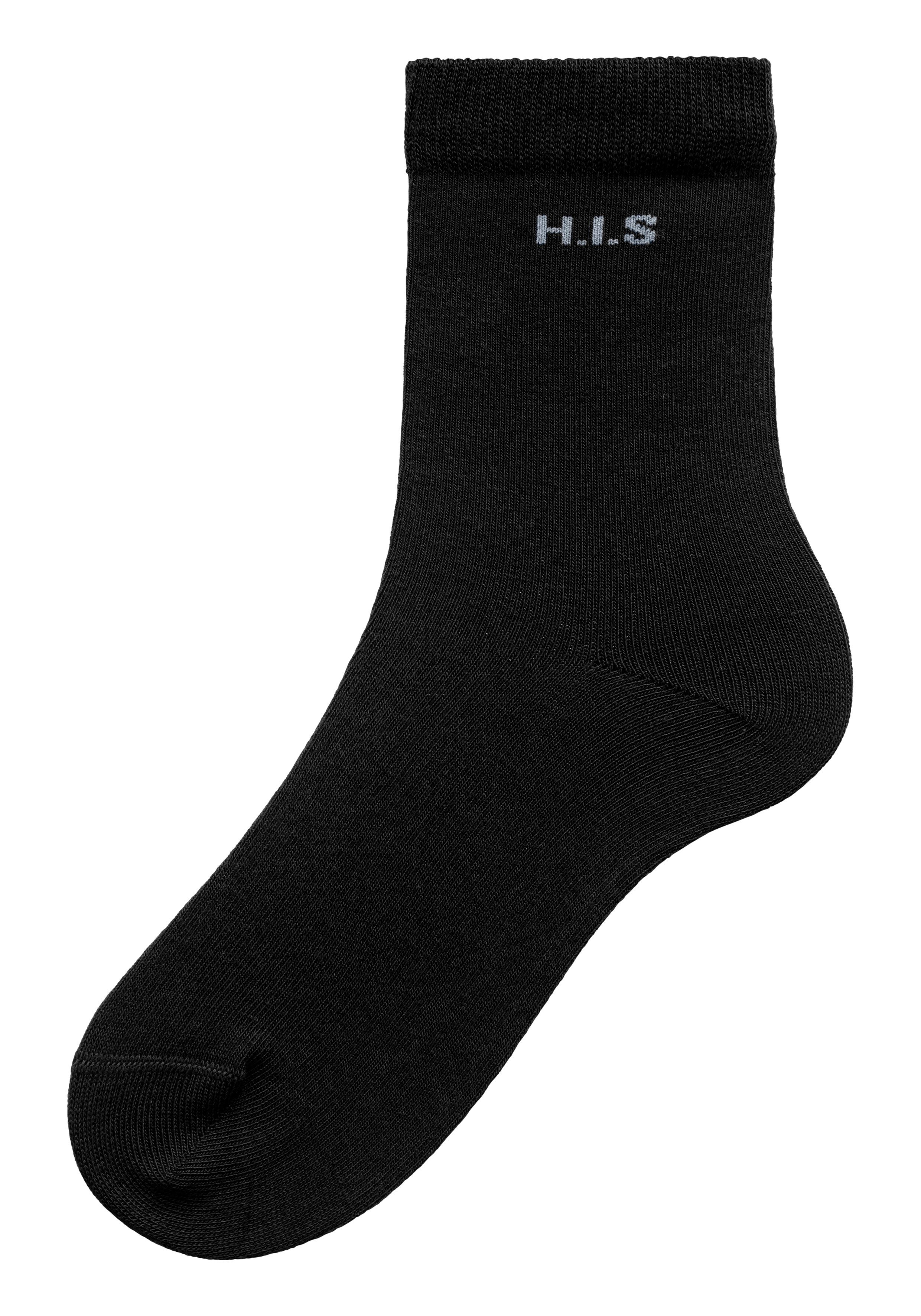 H.I.S Sokken met ingebreid logo (set, 16 paar)