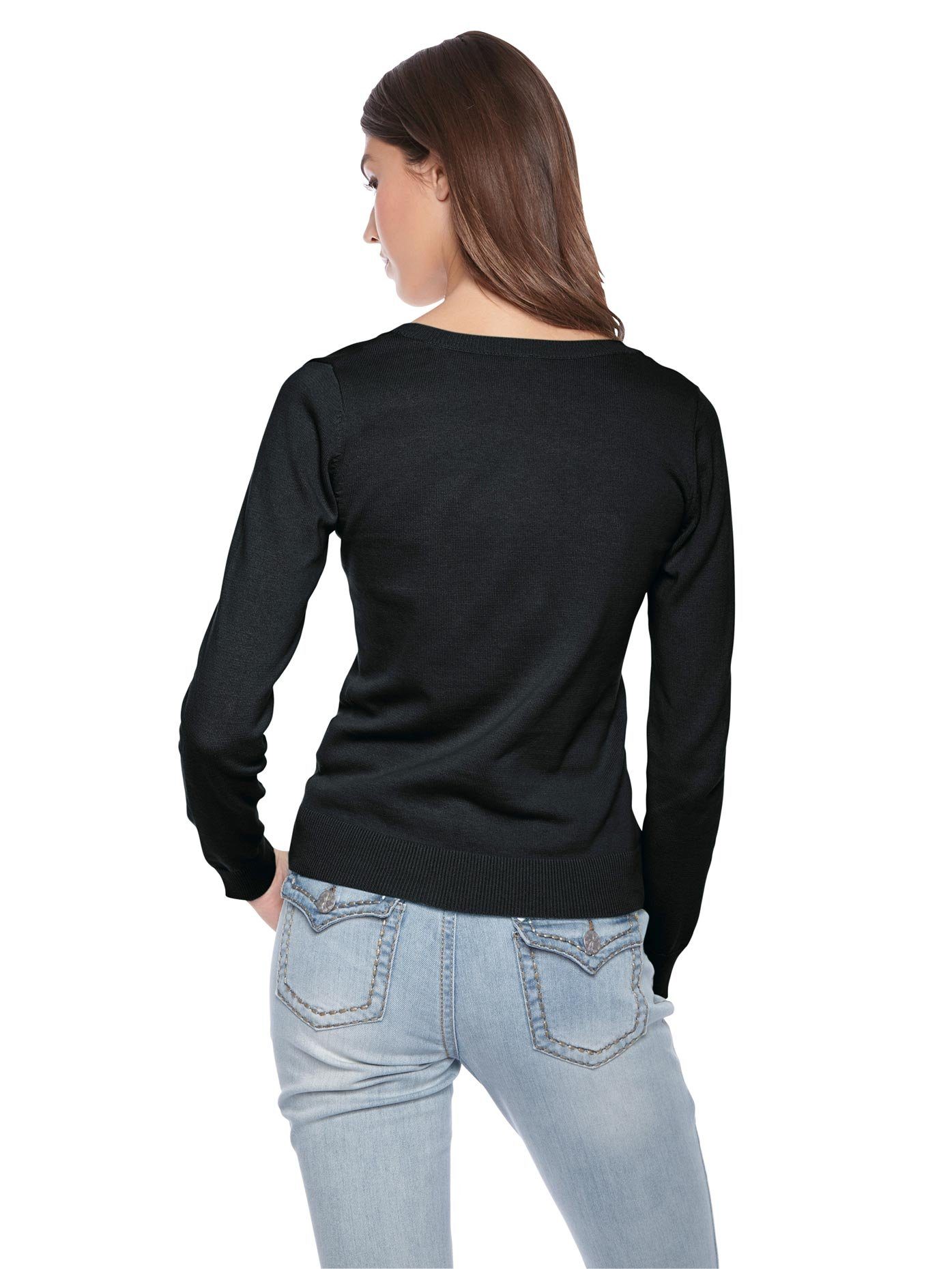 heine Trui met ronde hals