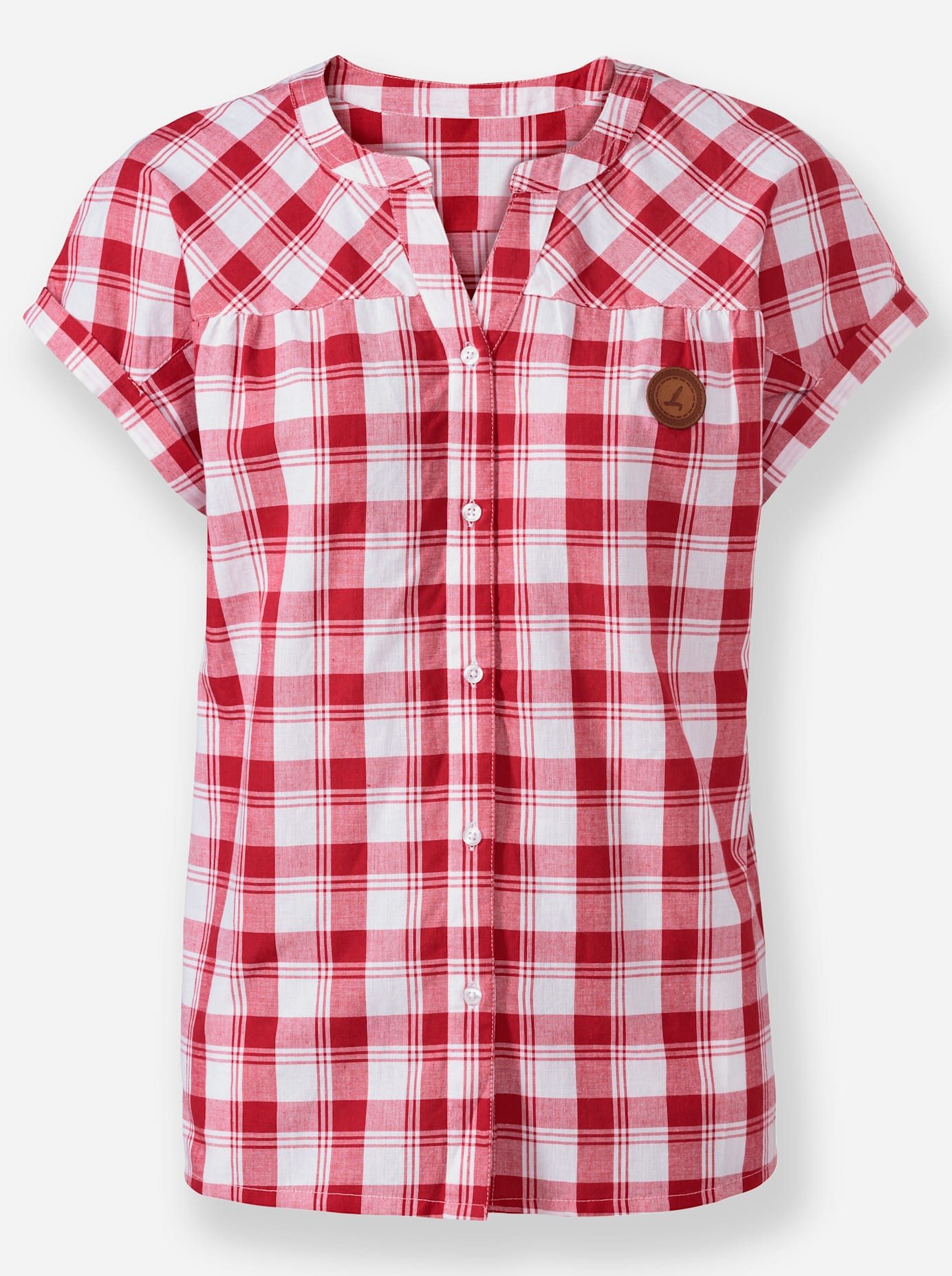 Casual Looks Geruite blouse