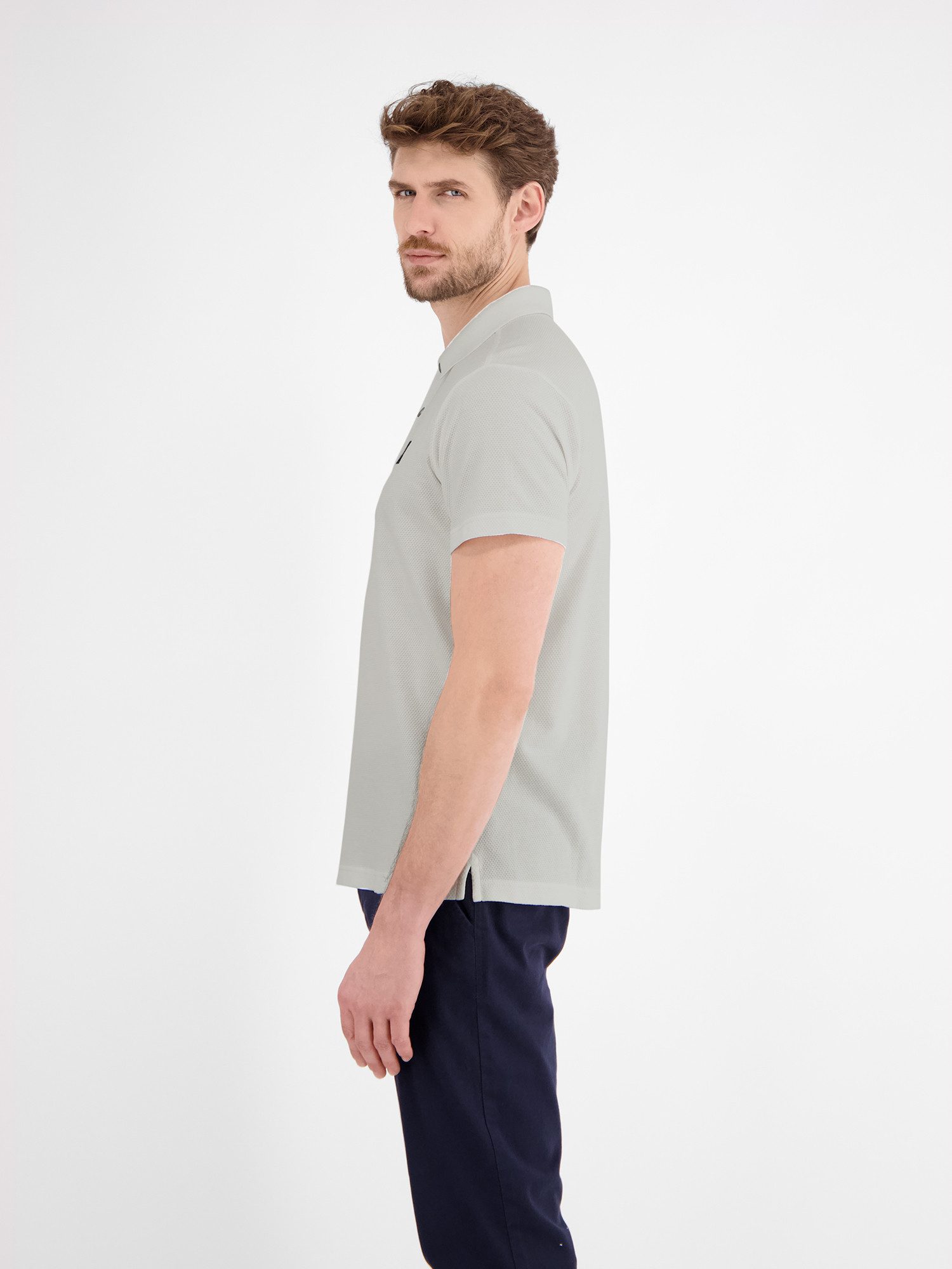 Lerros Poloshirt LERROS Poloshirt in zachte wafelpiqué kwaliteit
