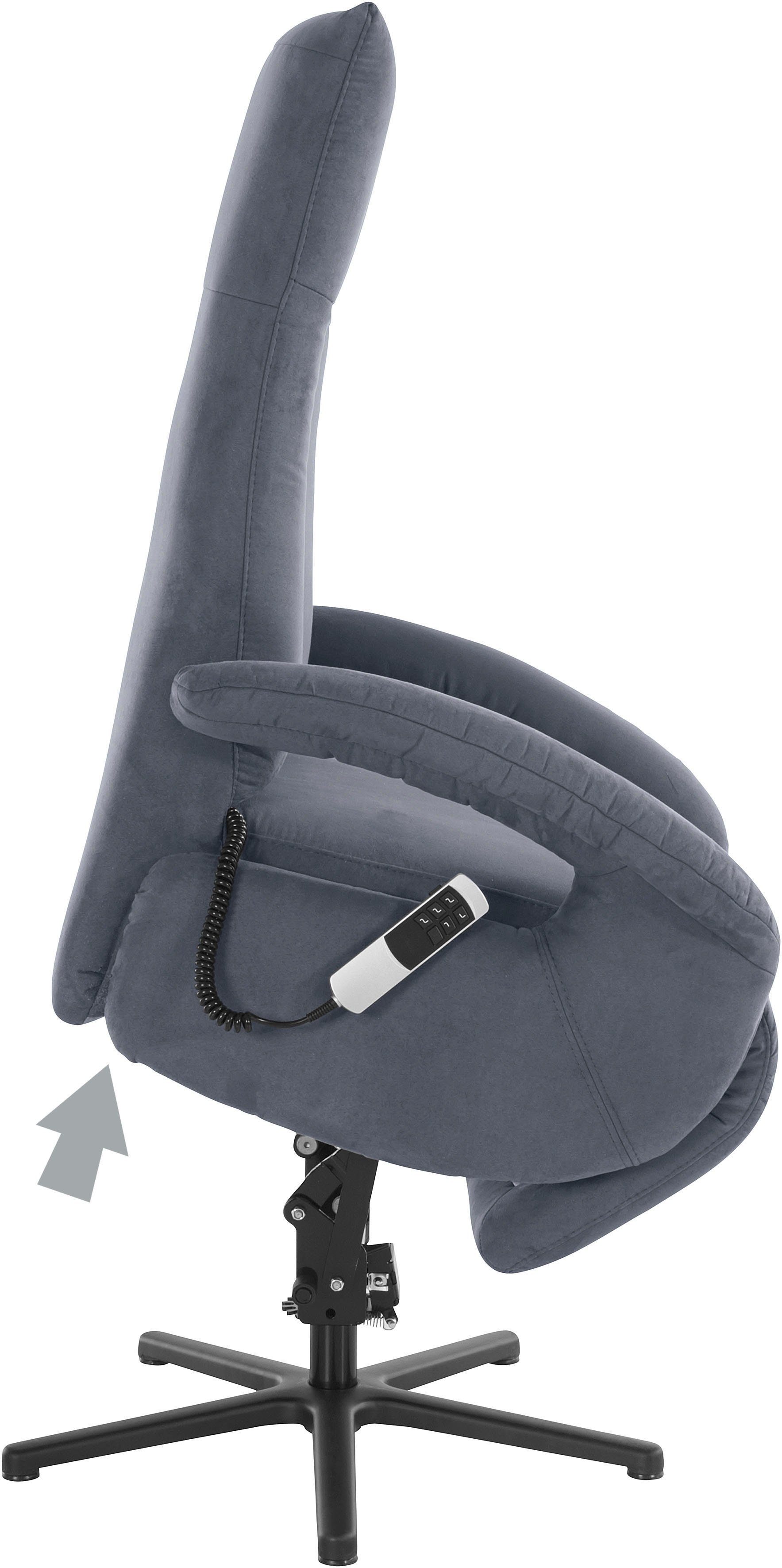 sit&more Relaxfauteuil Tycoon naar keuze handmatig, met twee motoren of met accu of met 2 motoren