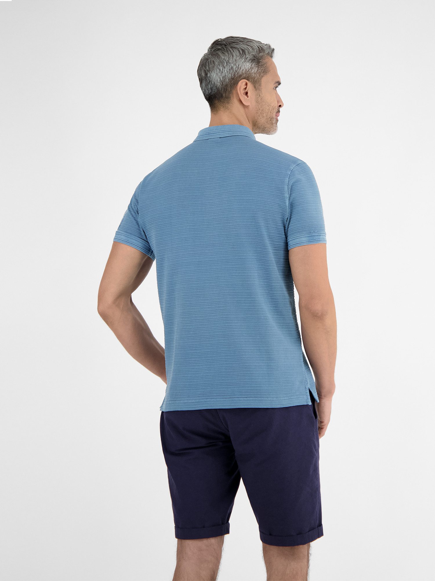Lerros Poloshirt LERROS tonale gestreepte poloshirt voor heren