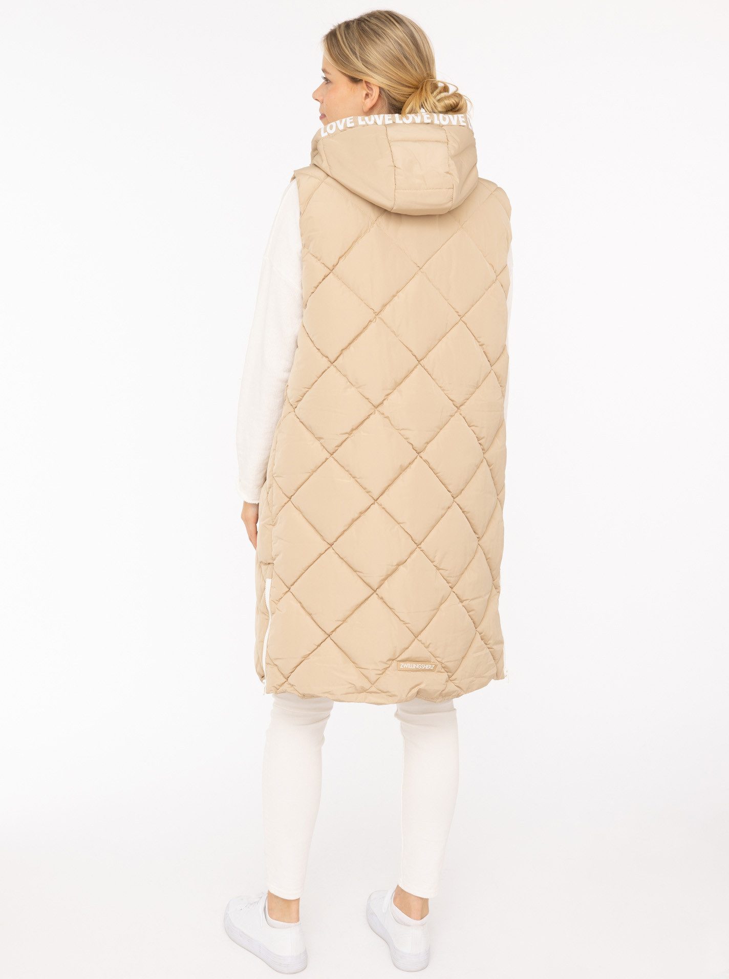 Zwillingsherz Bodywarmer "Love Print"