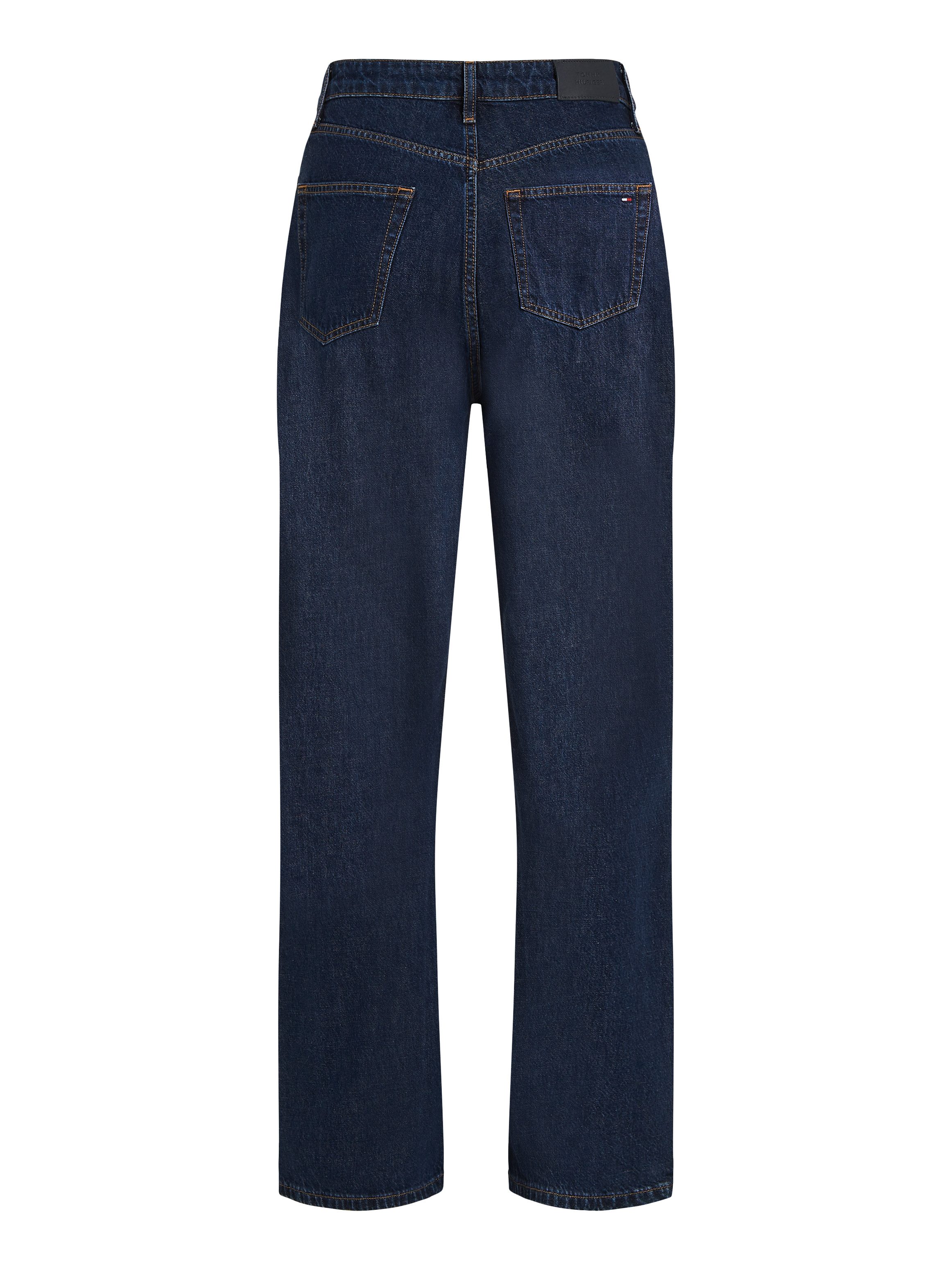 Tommy Hilfiger Loose fit jeans LOOSE STRAIGHT RW CLER met tommy hilfiger logo-badge