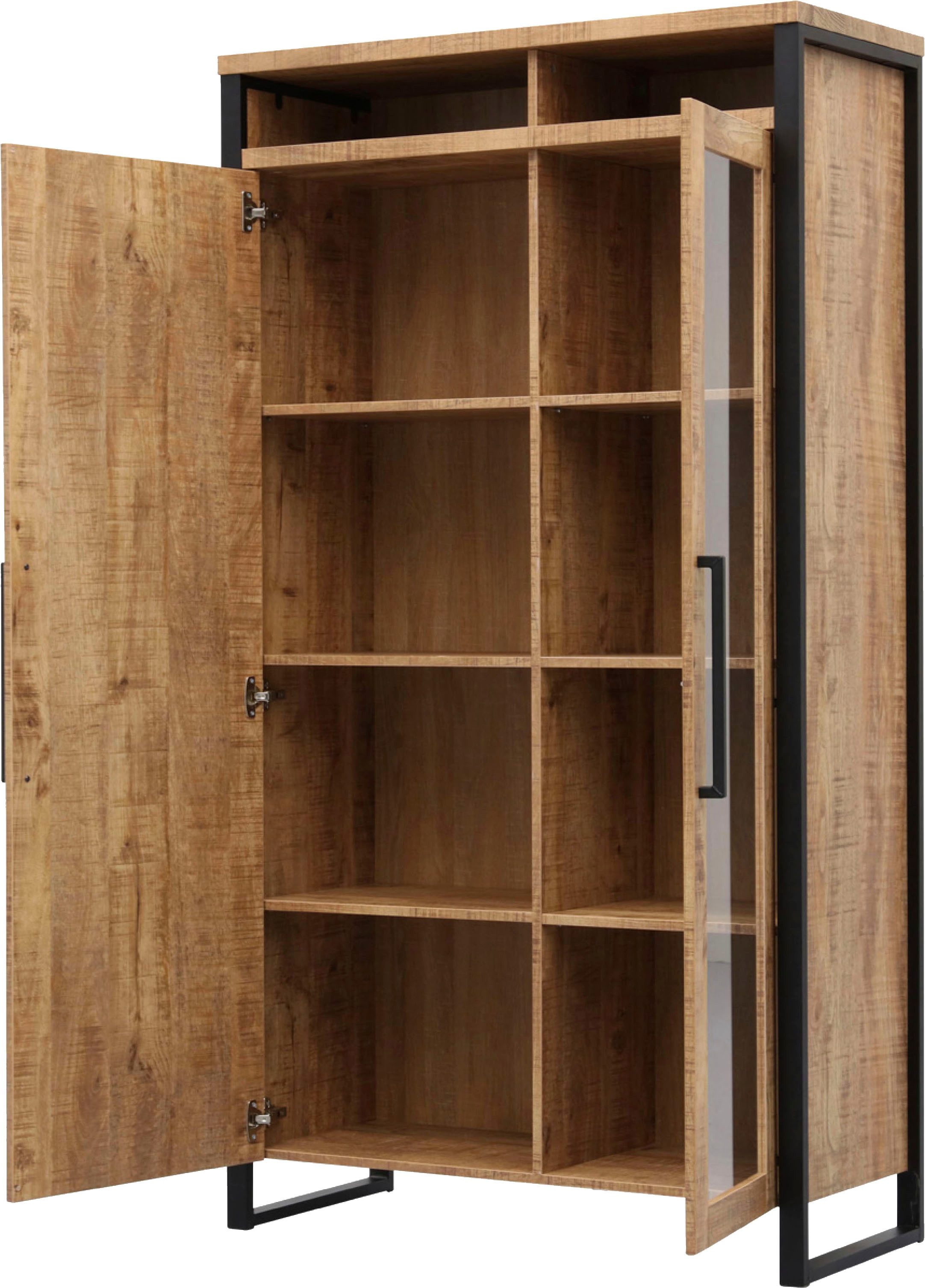OMG Design Vitrinekast Carriba woonkamer kast Hoogte 190 cm, met soft-close