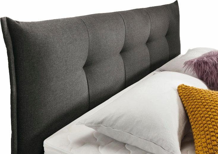 set one by Musterring Boxspring Florida met bedkist, in 5 ligcomfortvarianten