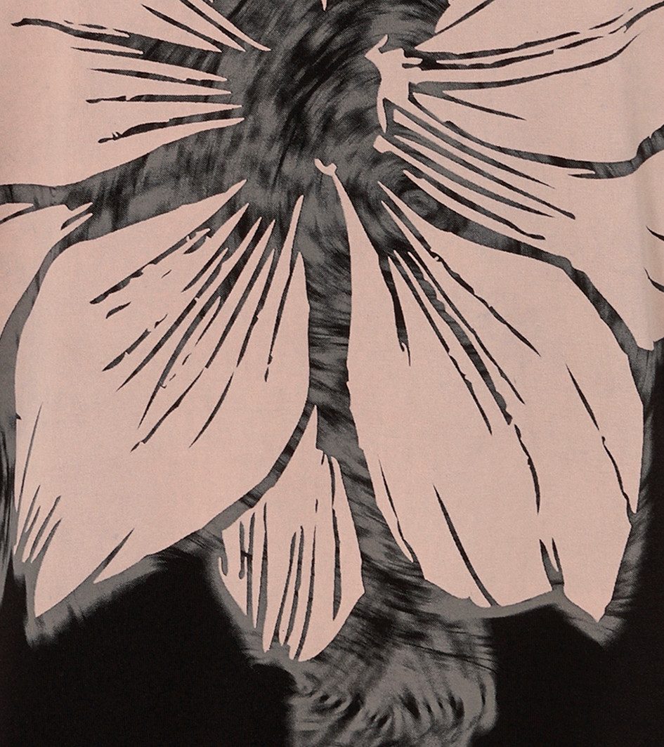 Aniston SELECTED Shirt met vleermuismouwen met grote voorbloemenprint - nieuwe collectie