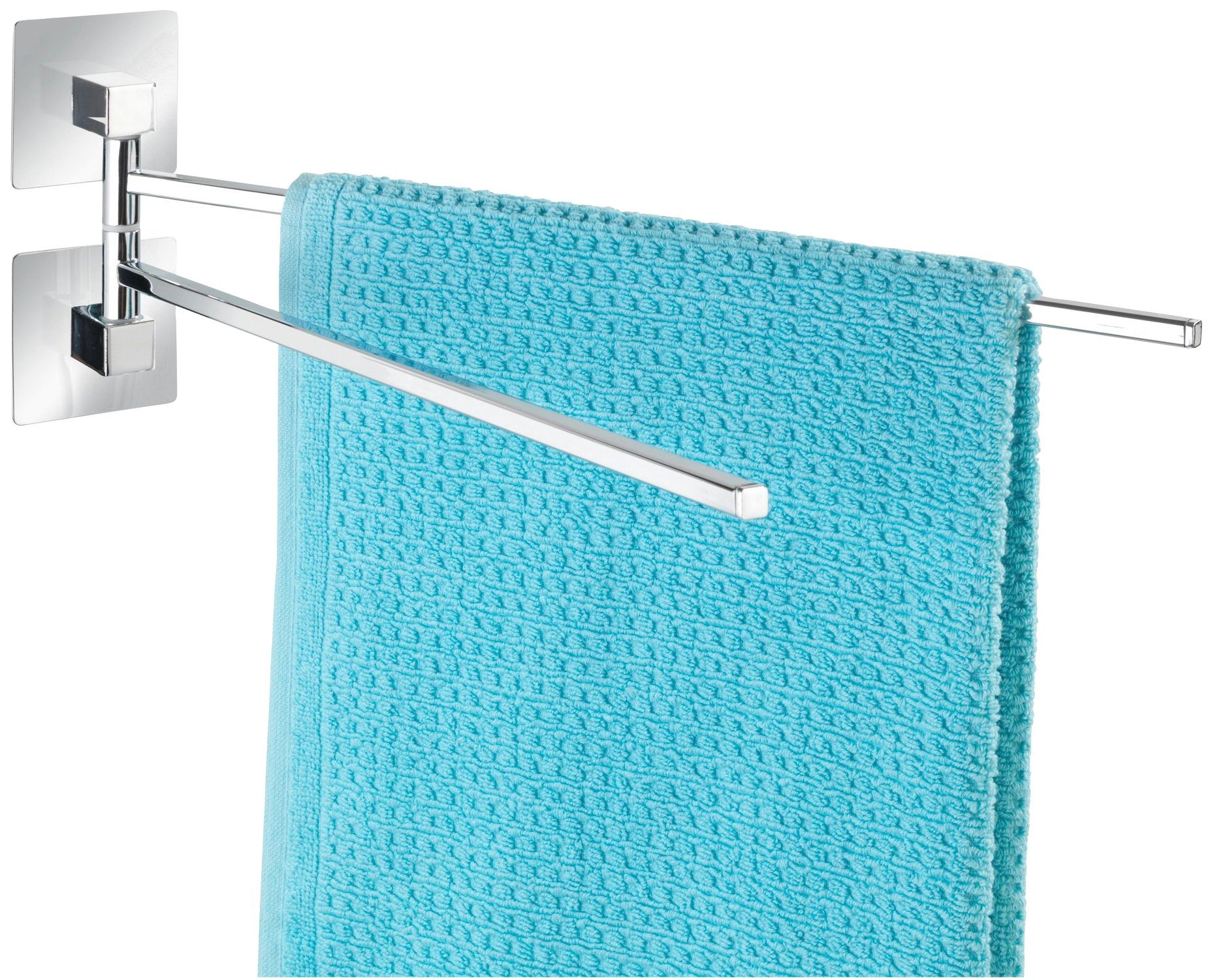 WENKO Handdoekstang Quadro Turbo-Loc®