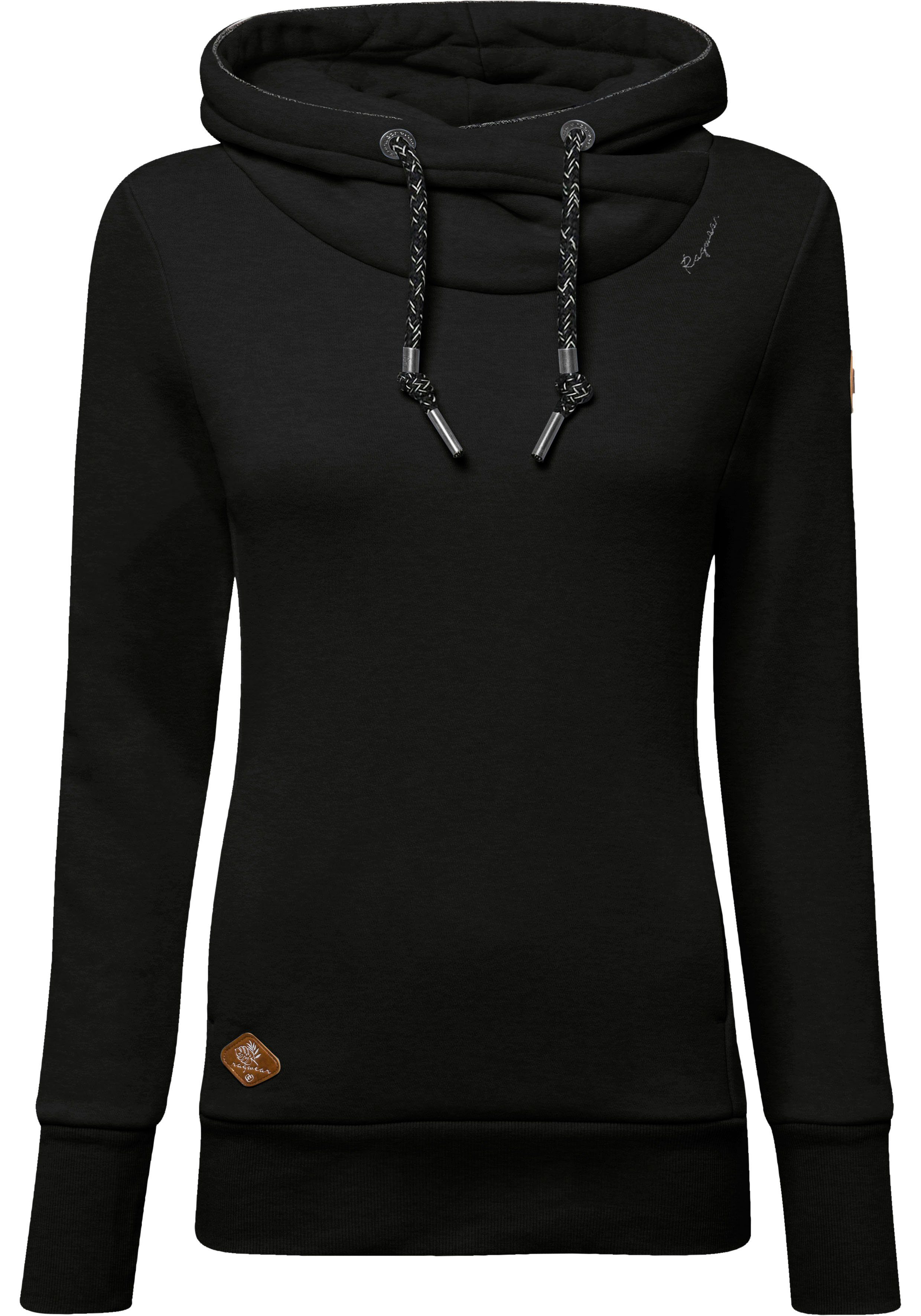 Ragwear Hoodie GRIPYBUTTON Sweater met rustieke koordaccenten