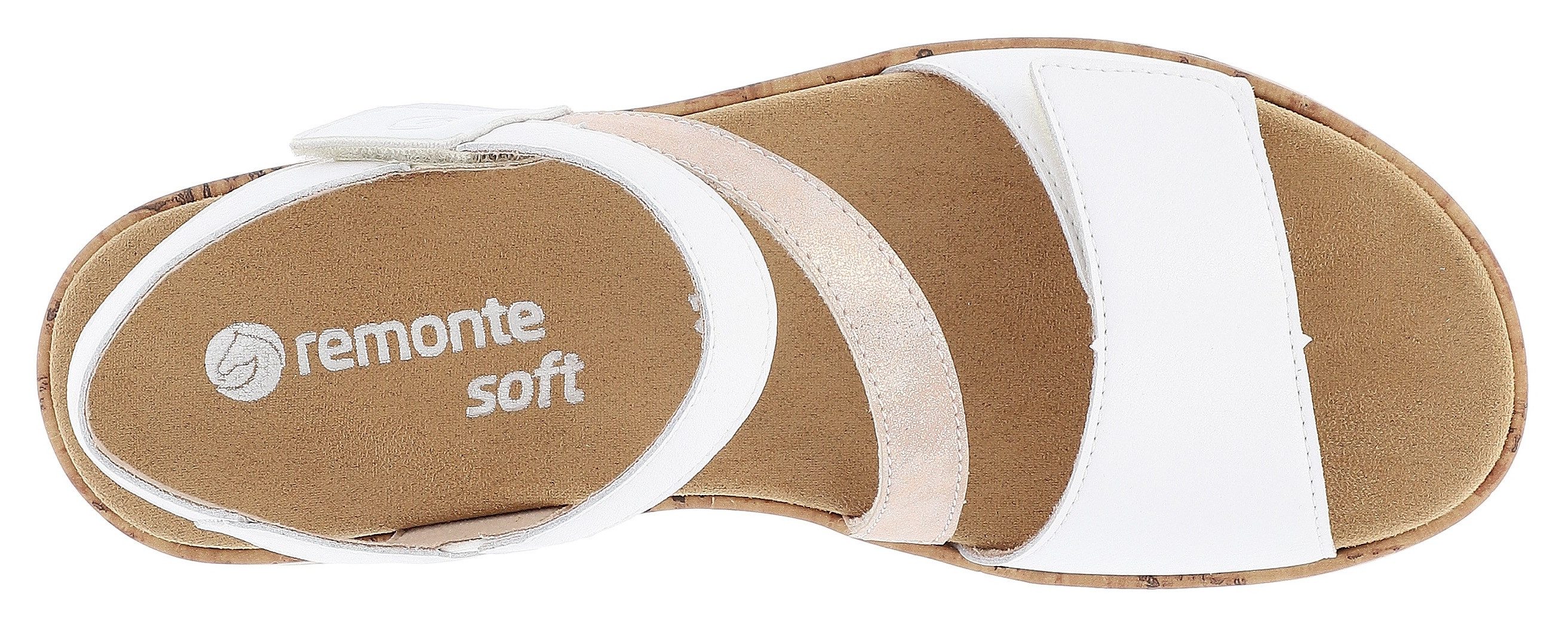 Remonte Sleehaksandaaltjes , zomer schoen, klittenbandschoen, riemchensandaal met zachte binnenzool