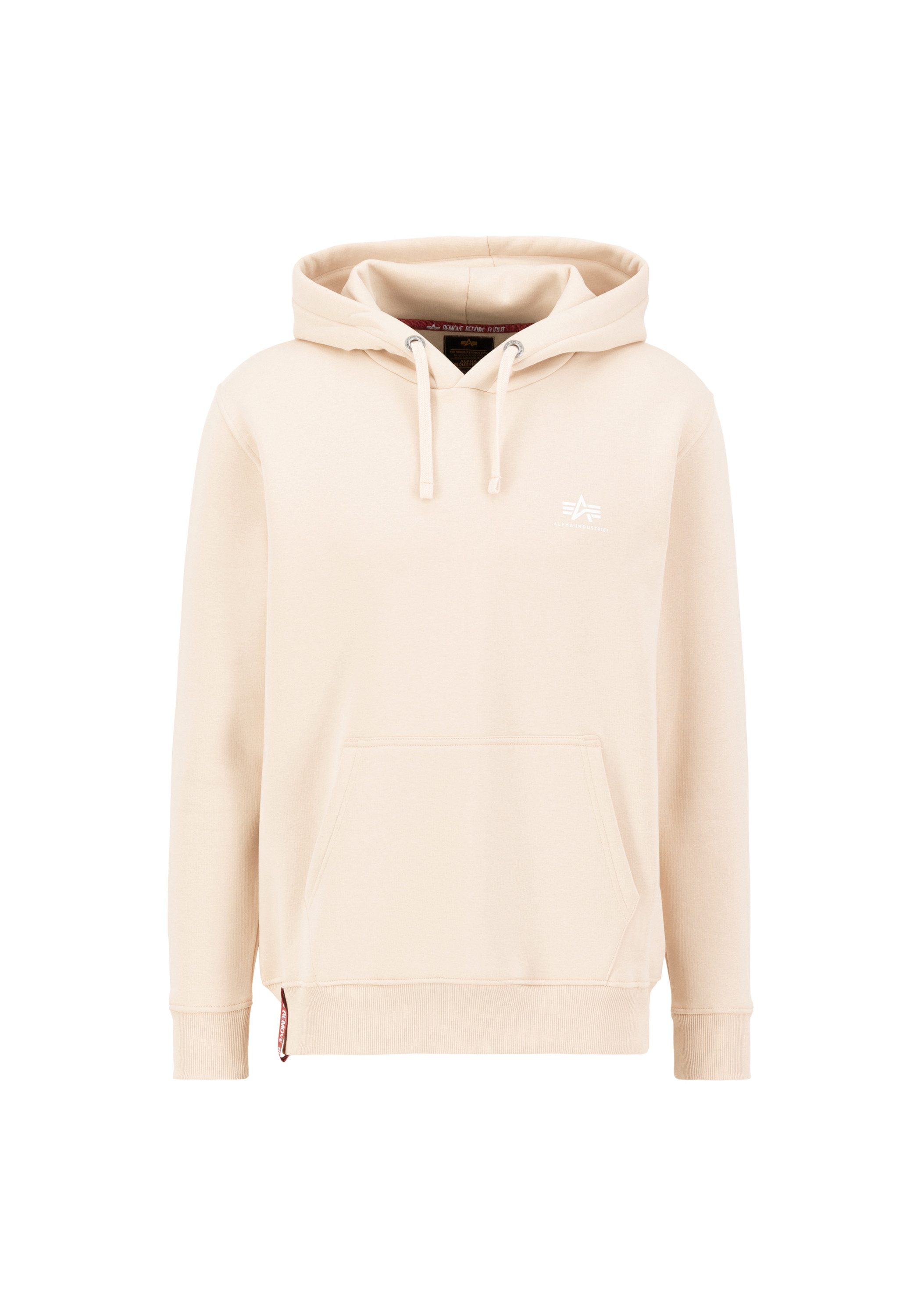 Alpha Industries Hoodie Alpha Industries Men - Hoodies Basic Hoodie Small Logo heren sweaters maat M wit