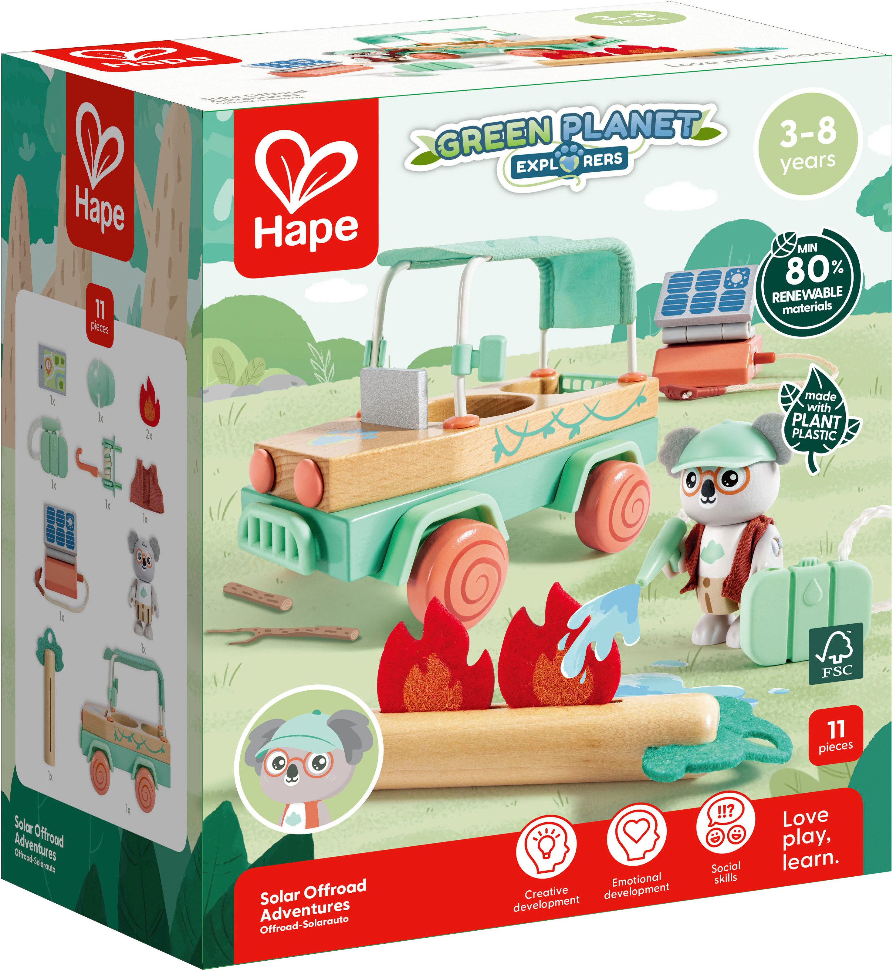 Hape Speelgoedauto Off-road zonneauto