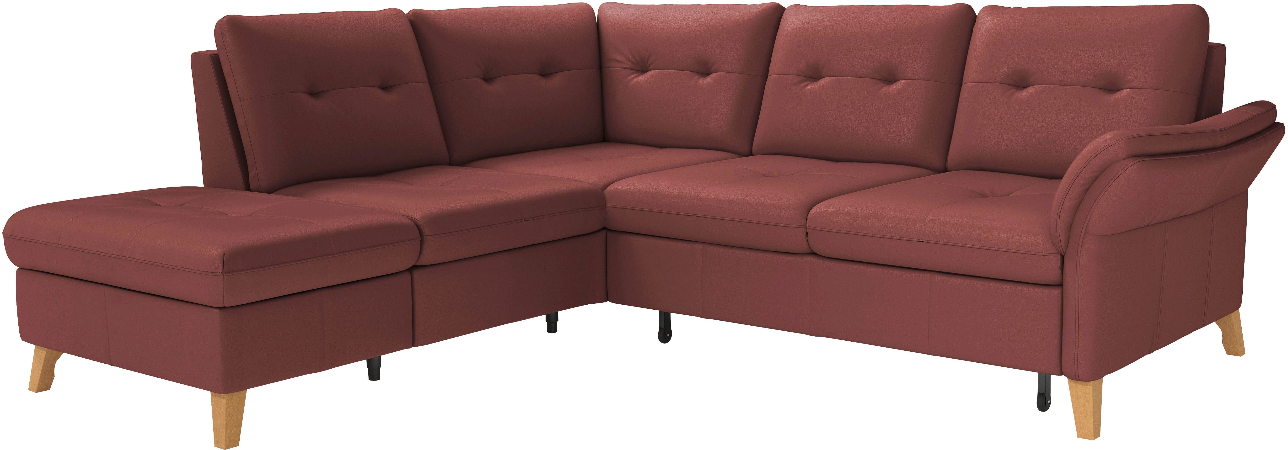 sit&more Hoekbank Göteborg inclusief zitdiepteverstelling, optioneel met bedfunctie & bedlade