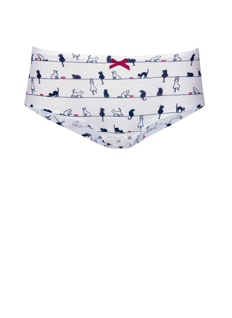 Trigema Boxershort TRIGEMA heuphipster met elastische band en strikjes (1 stuk)