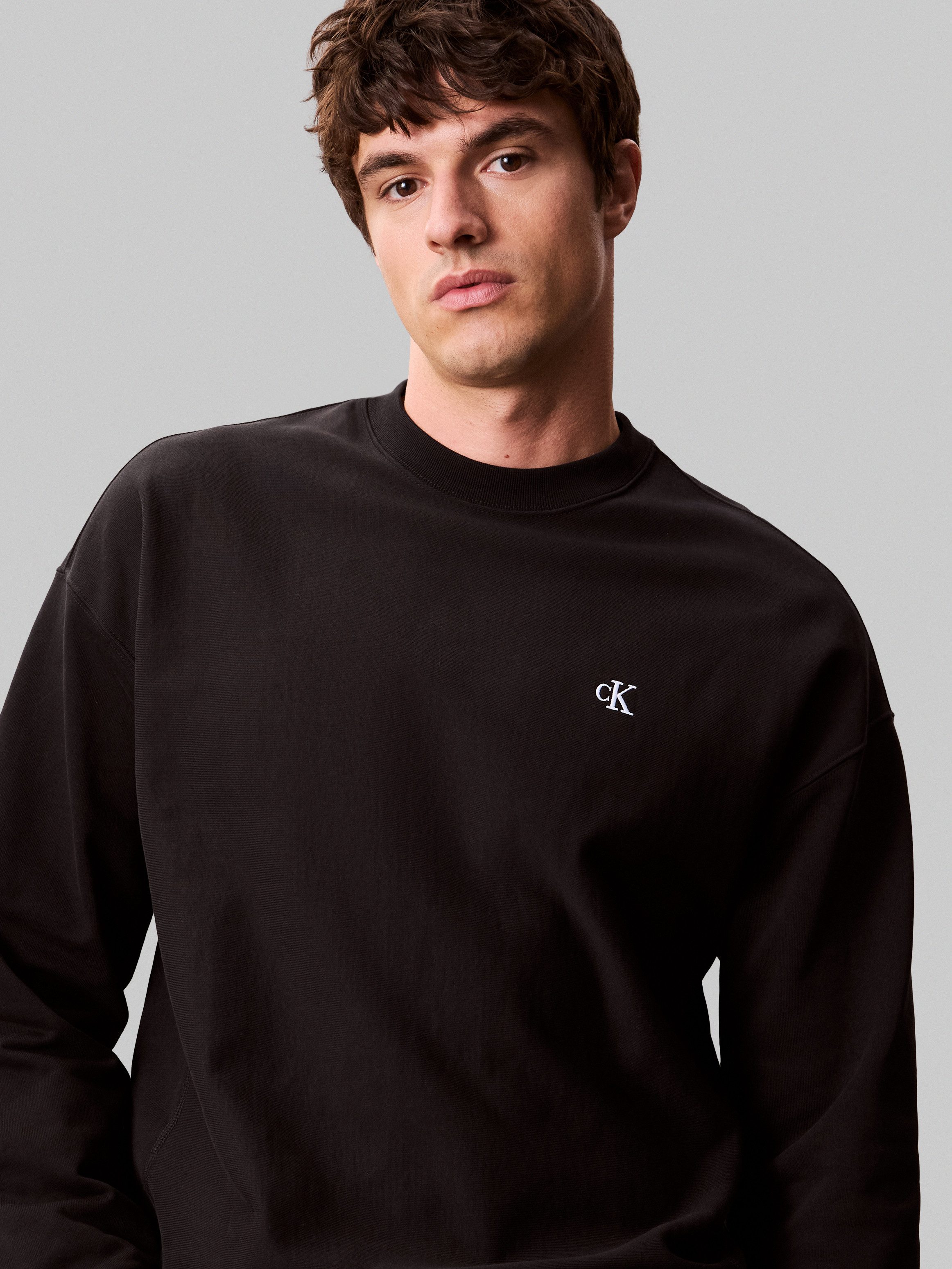 Calvin Klein Sweatshirt PRMM TRRY MNGRM CN S