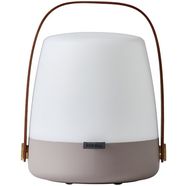 kooduu led-tafellamp lite-up warmwitte, dimbare tafellamp in hygge-design, lange batterijwerking bruin