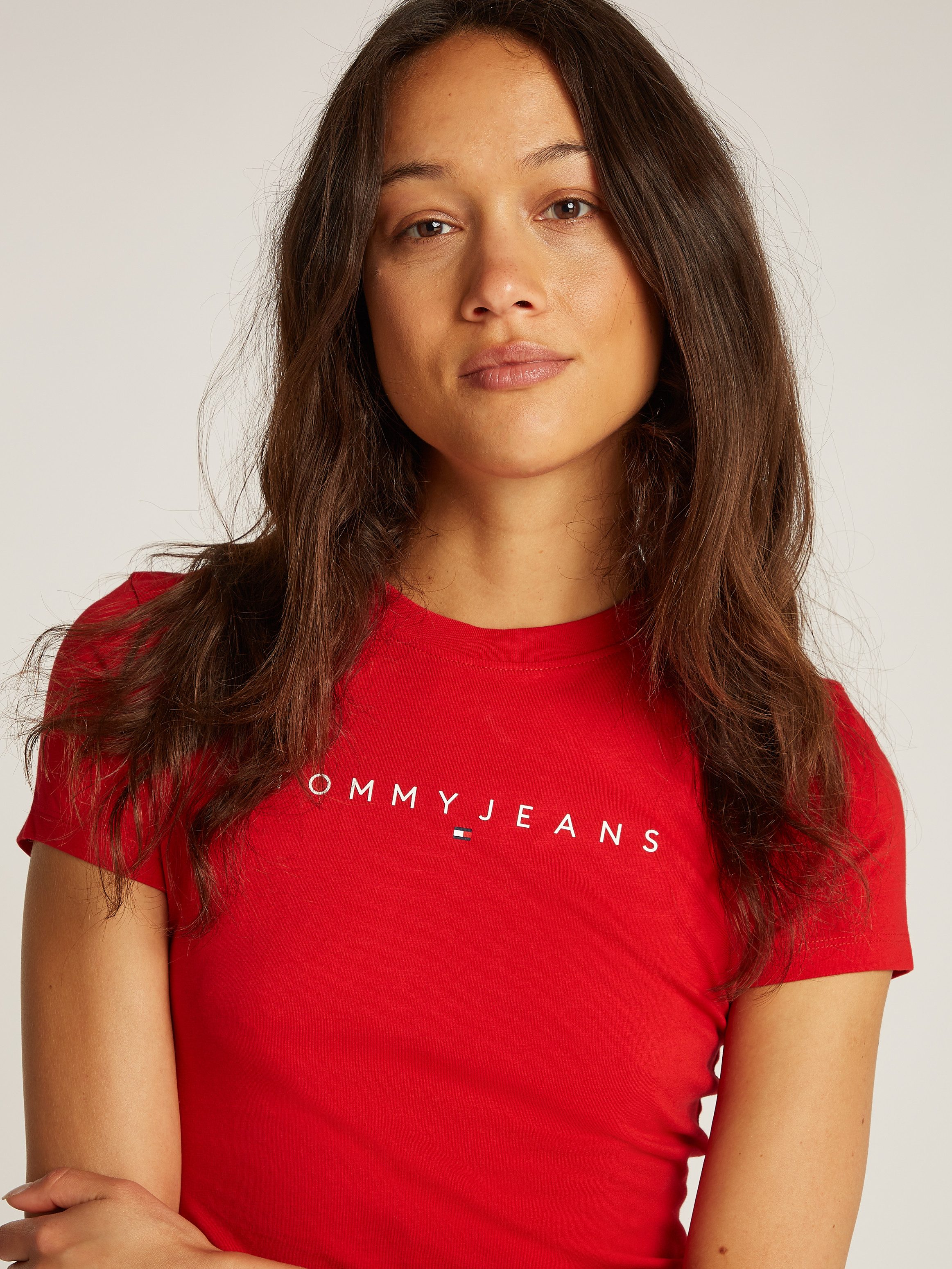 TOMMY JEANS T-shirt TJW SLIM LINEAR TEE EXT
