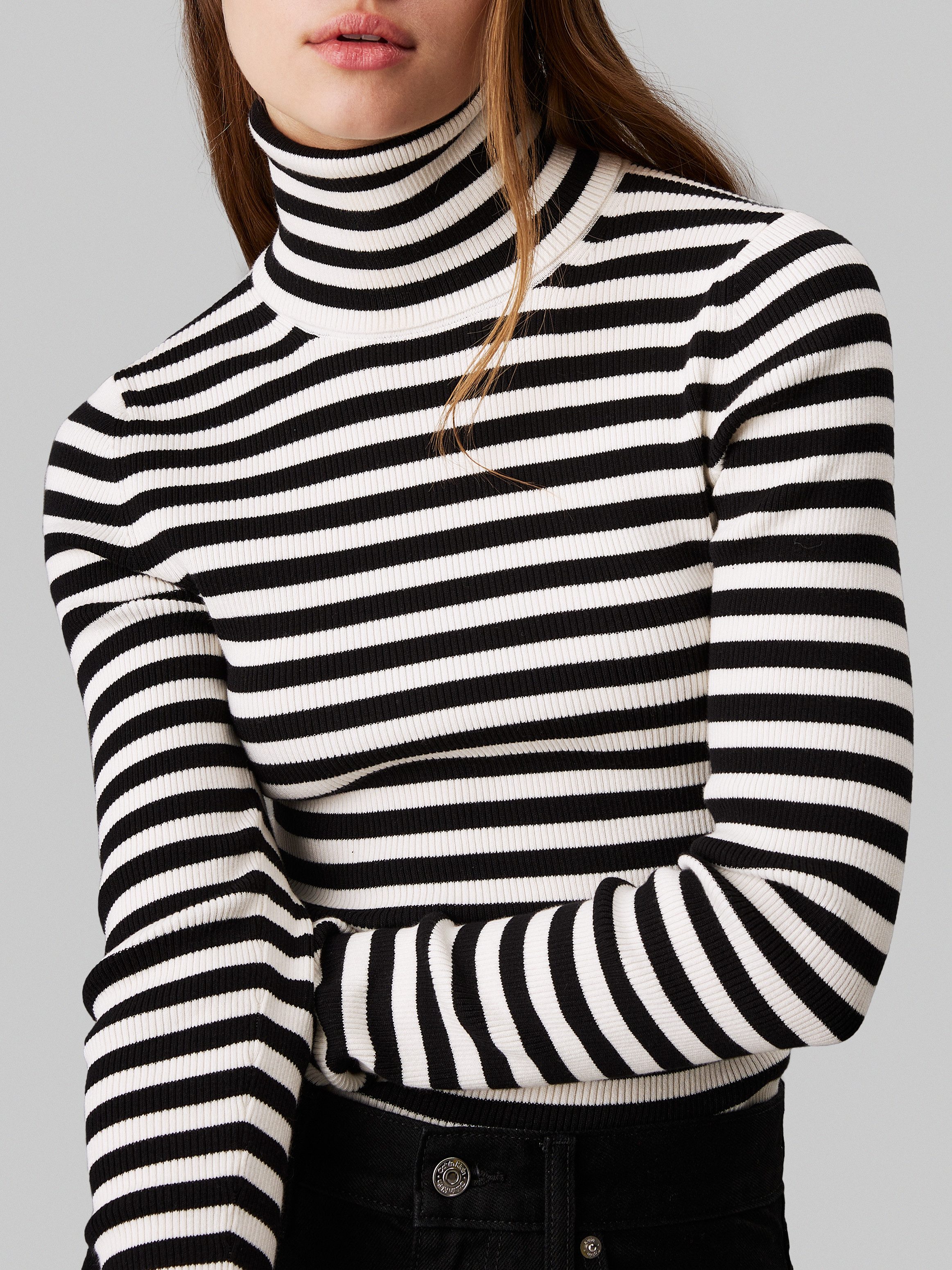 Calvin Klein Coltrui WOVEN LABEL ROLL NECK SWEATER