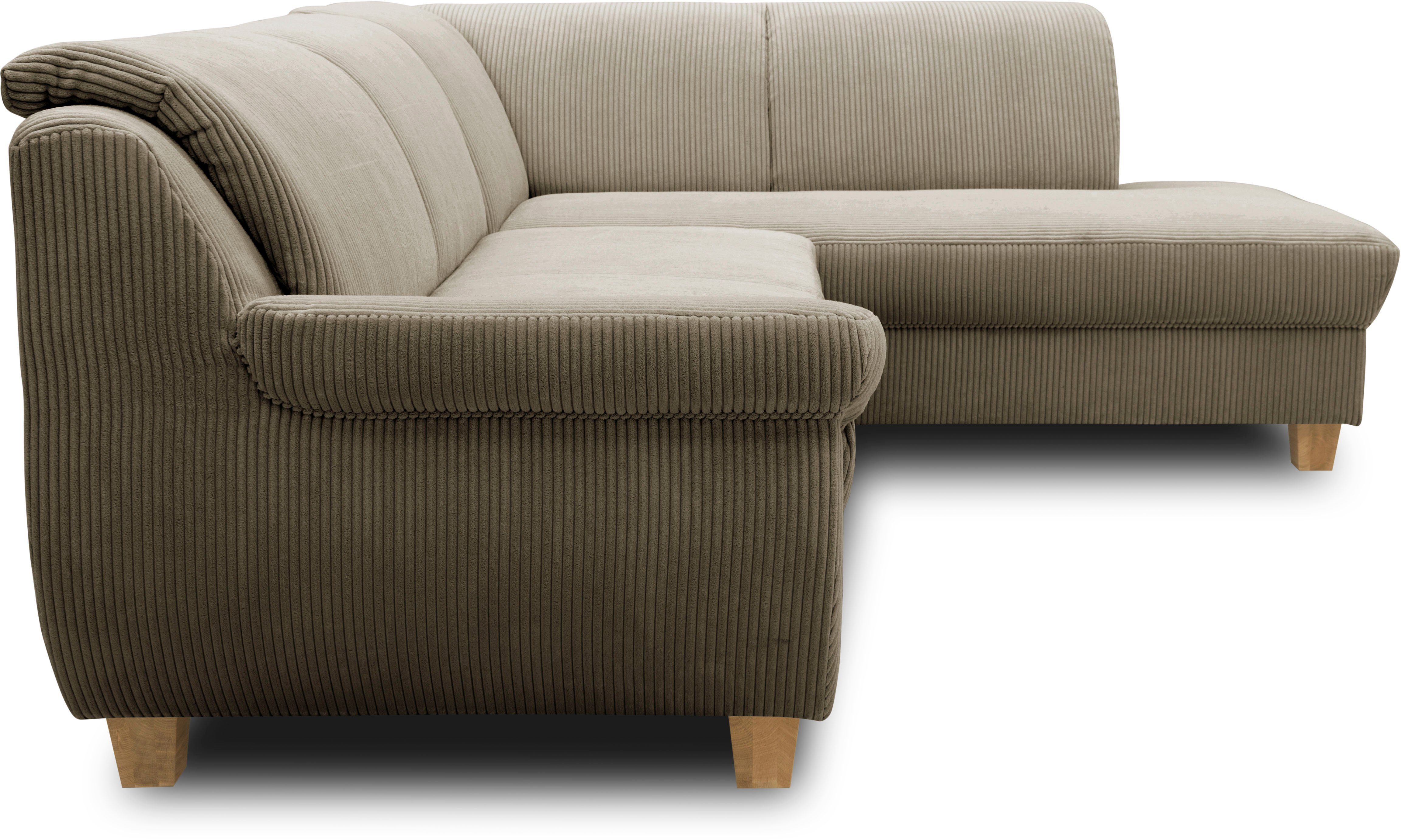 Home affaire Hoekbank Yesterday tijdloos en elegant, comfortabele armleuningen, L-vorm
